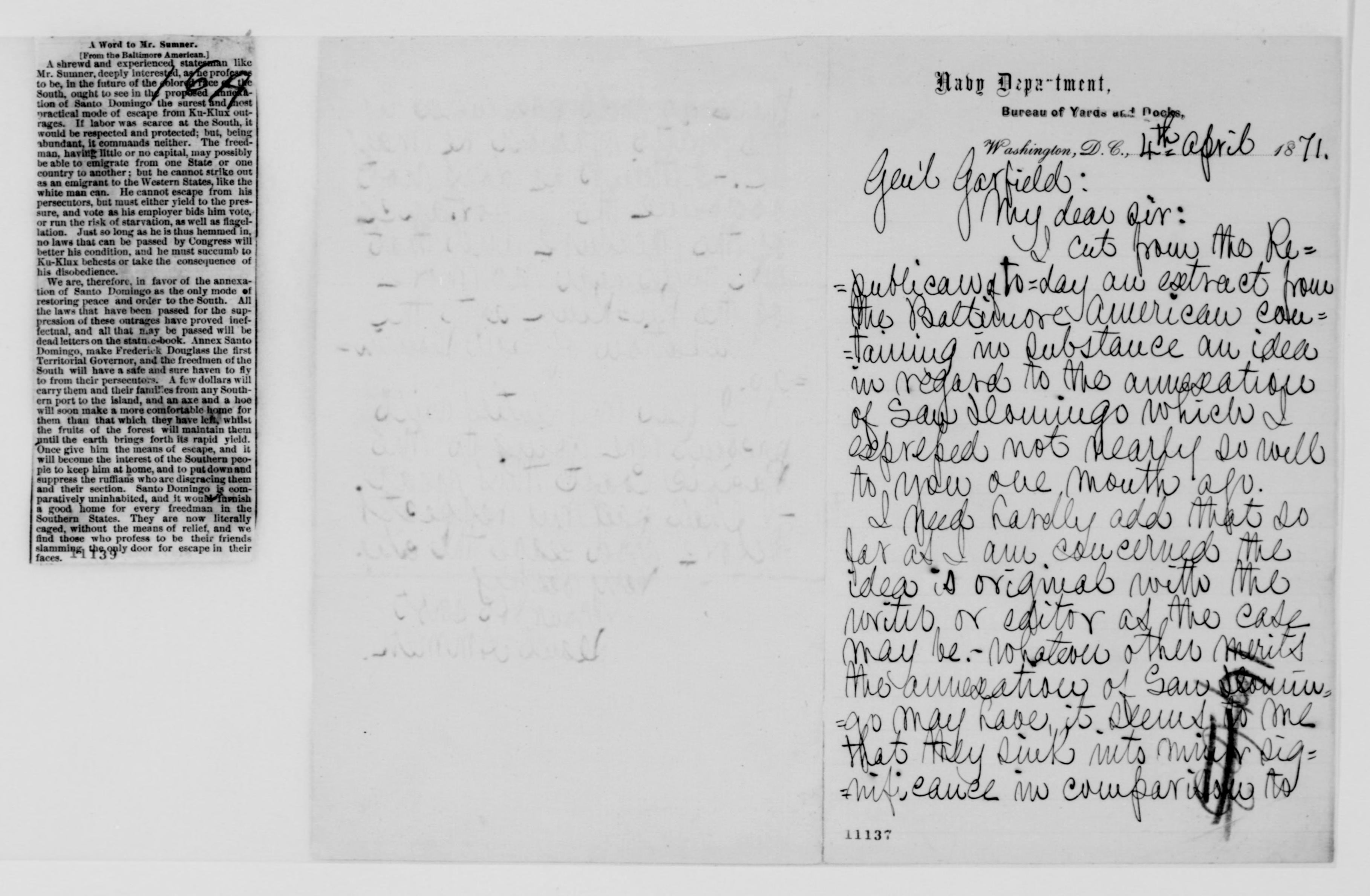 Scanned image of the current content page