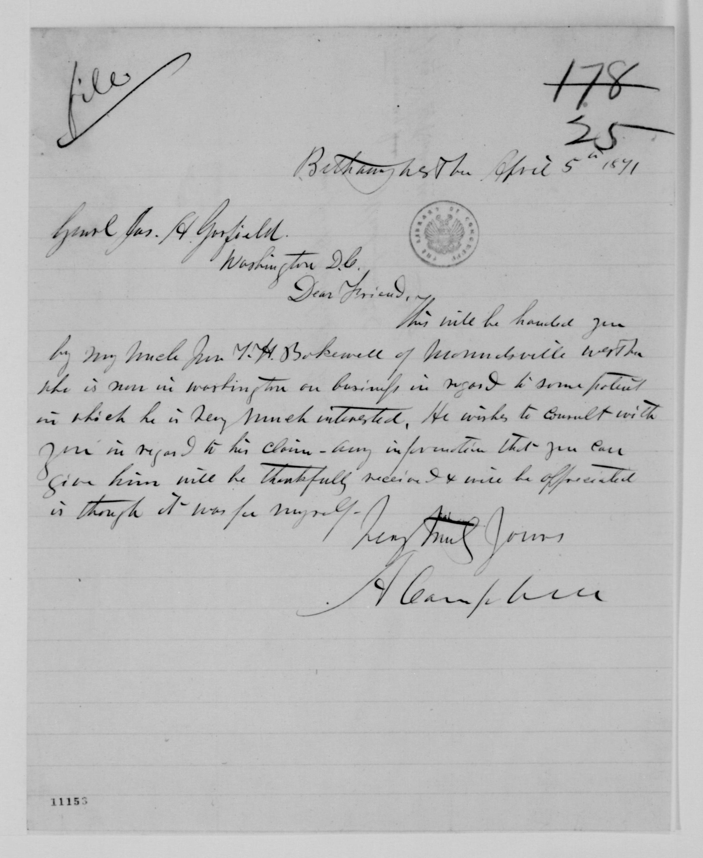 Scanned image of the current content page