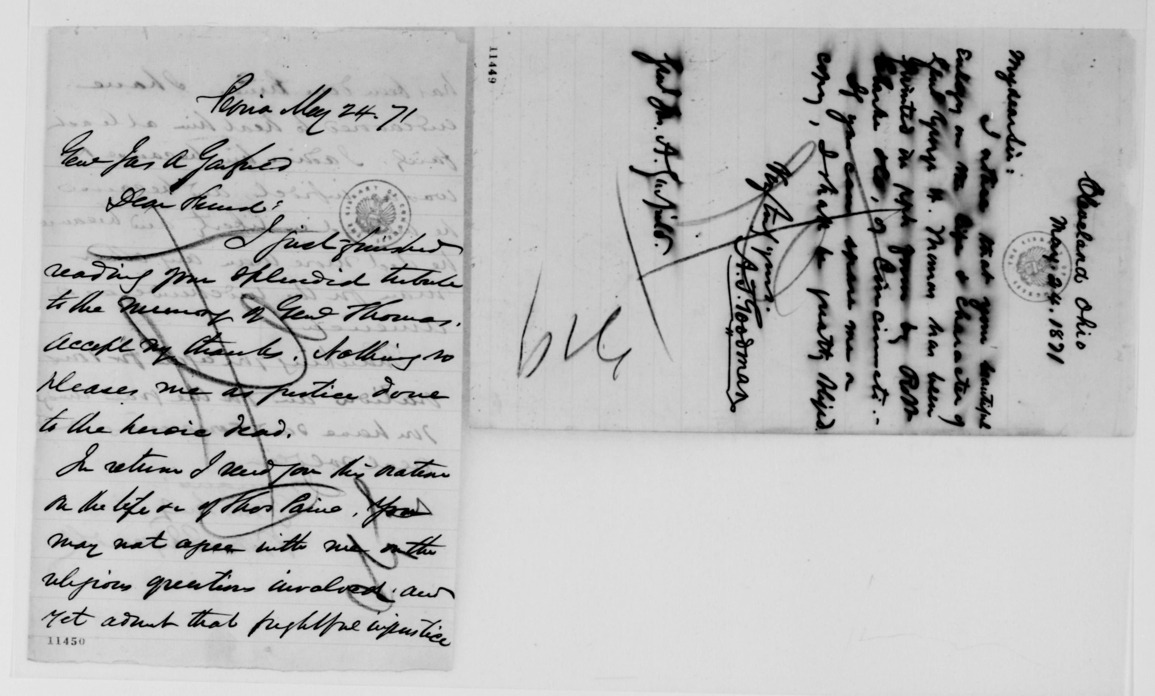 Scanned image of the current content page