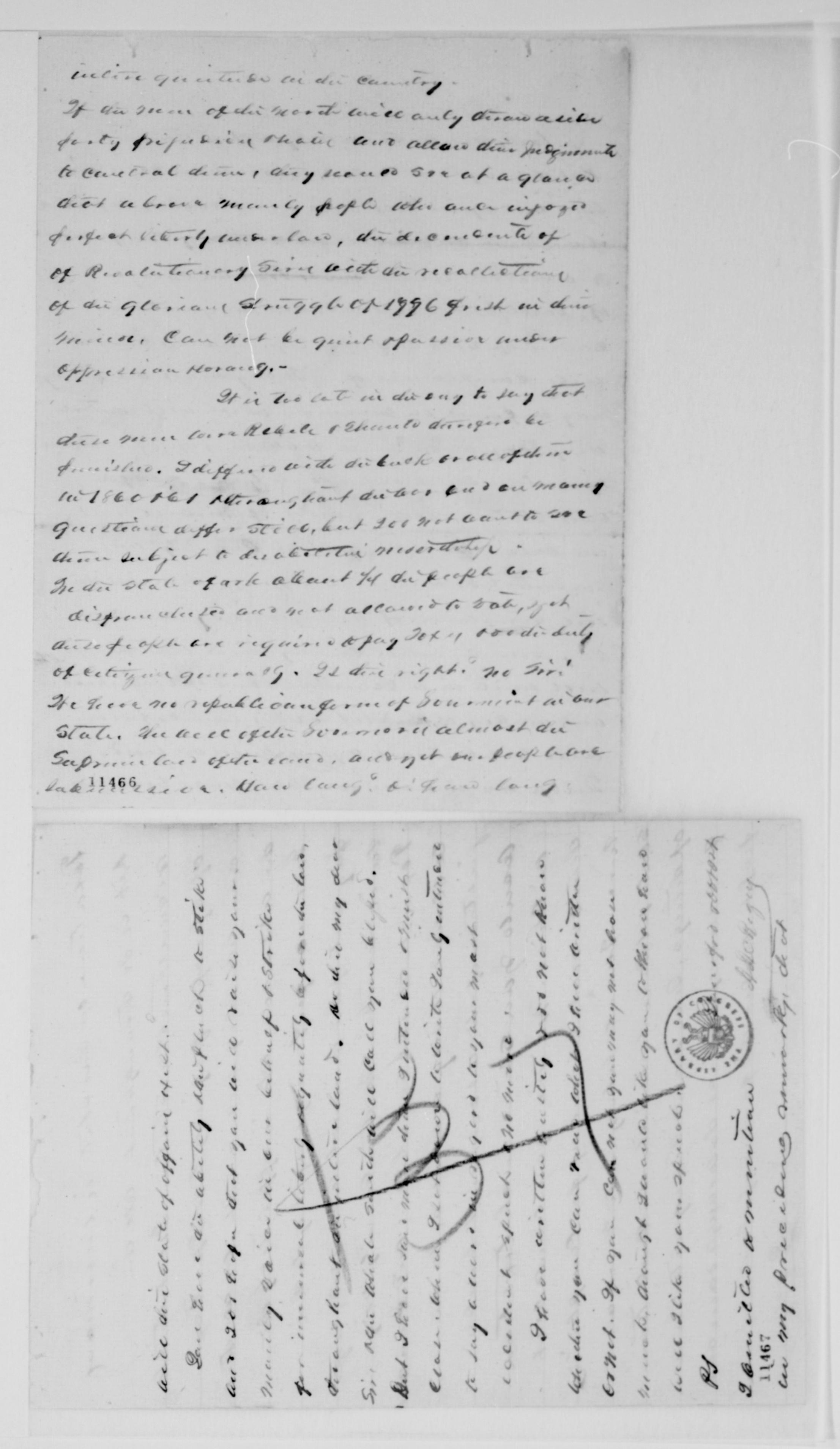 Scanned image of the current content page