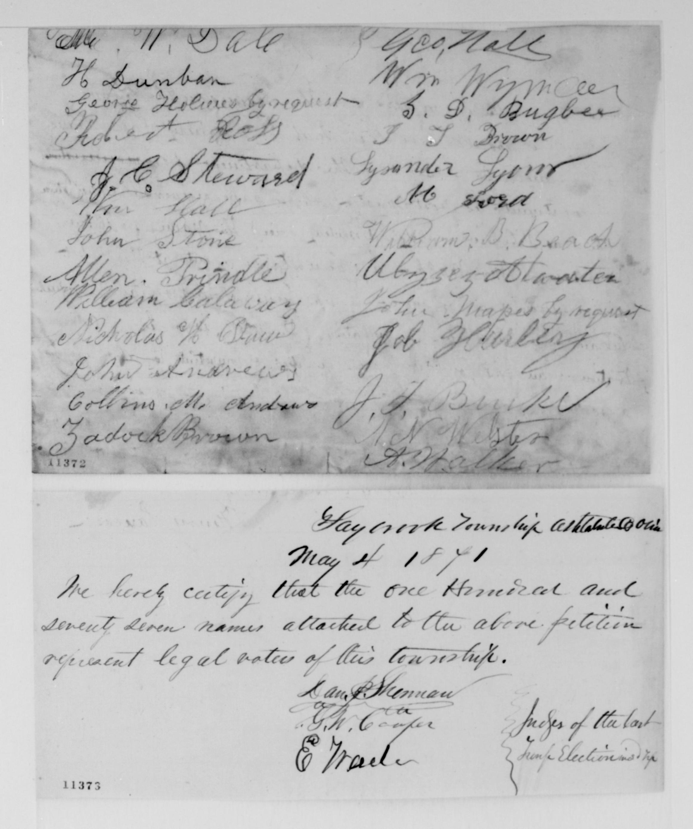 Scanned image of the current content page