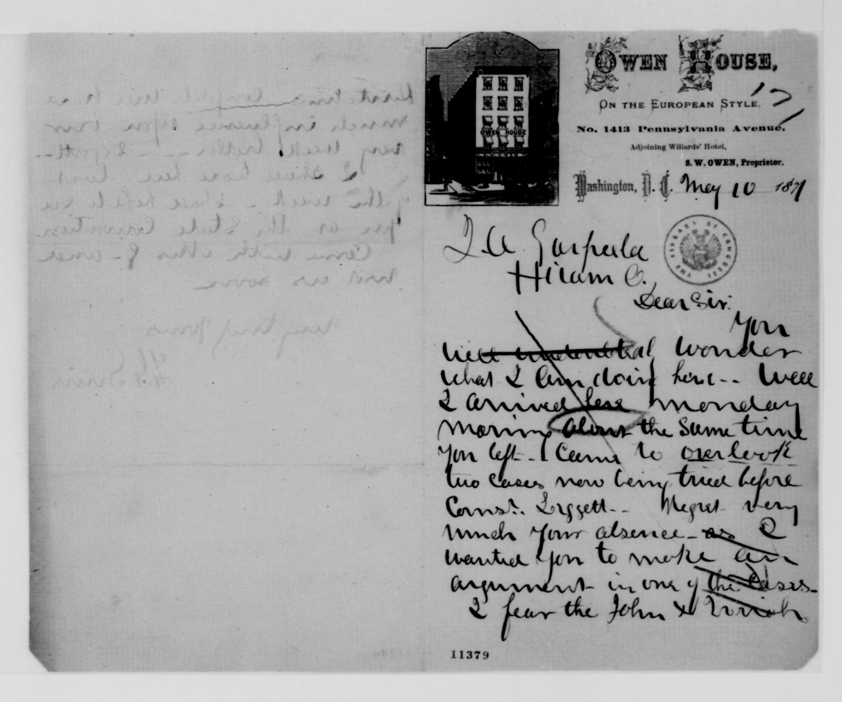 Scanned image of the current content page