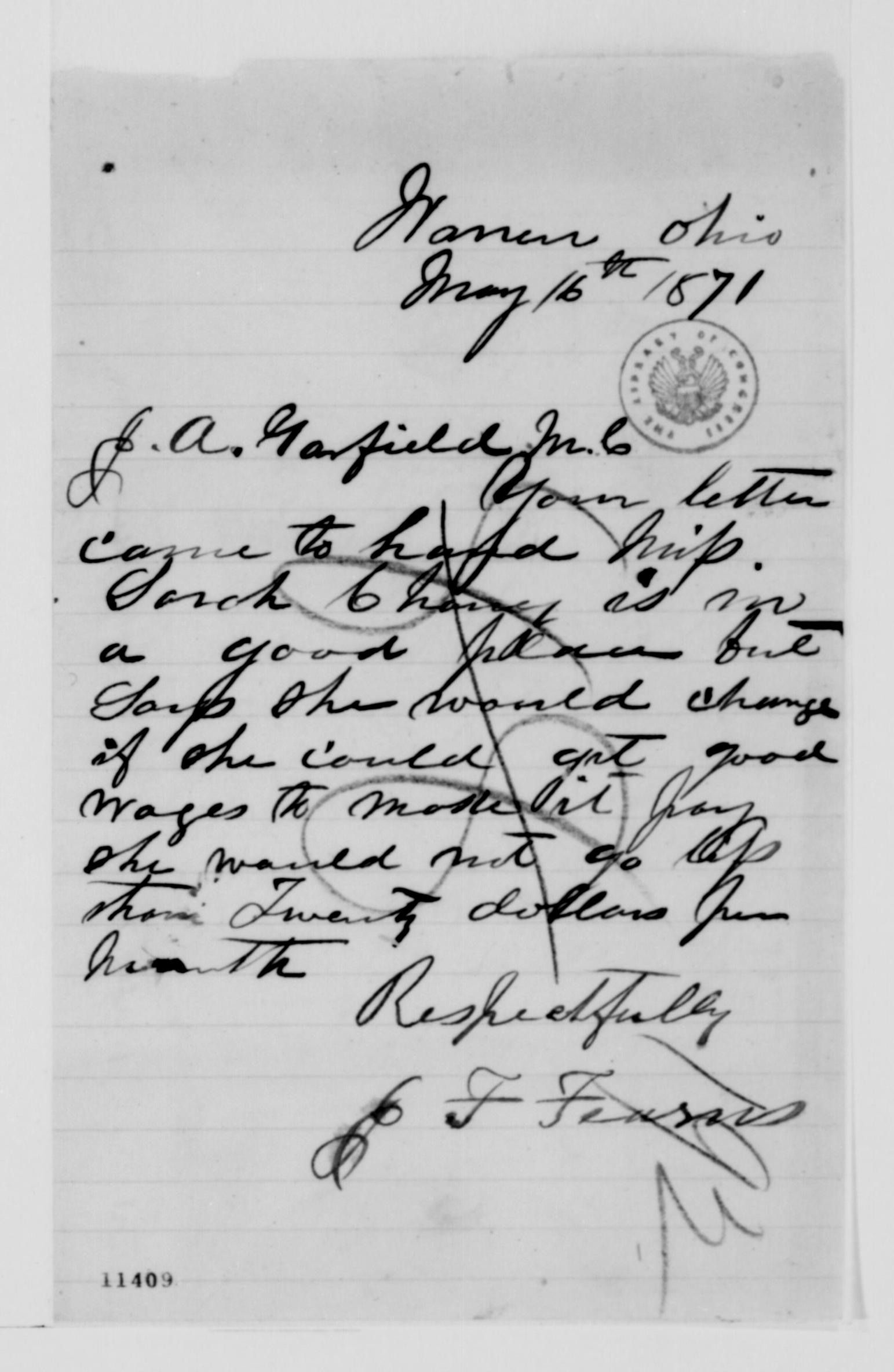 Scanned image of the current content page