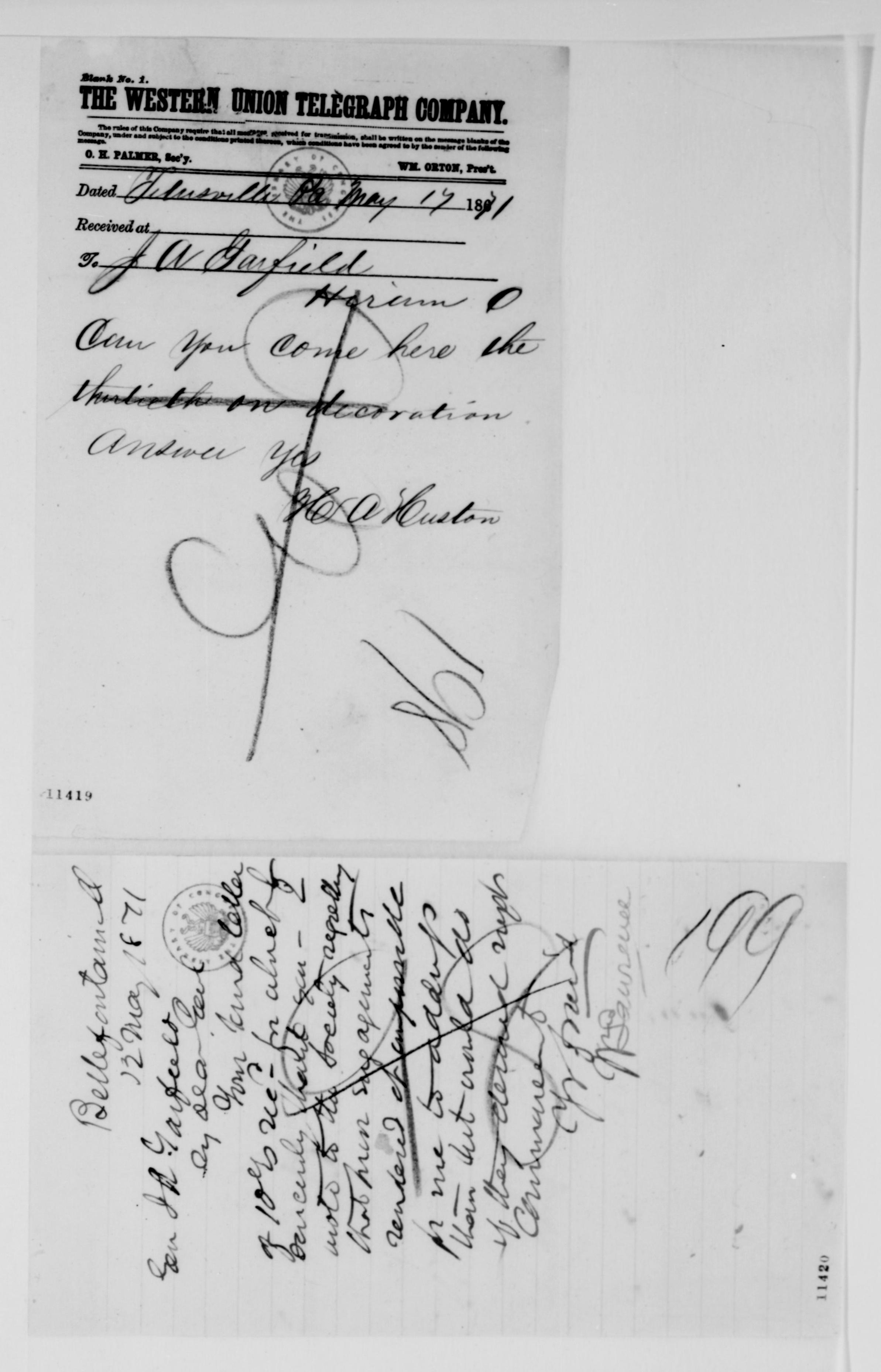 Scanned image of the current content page