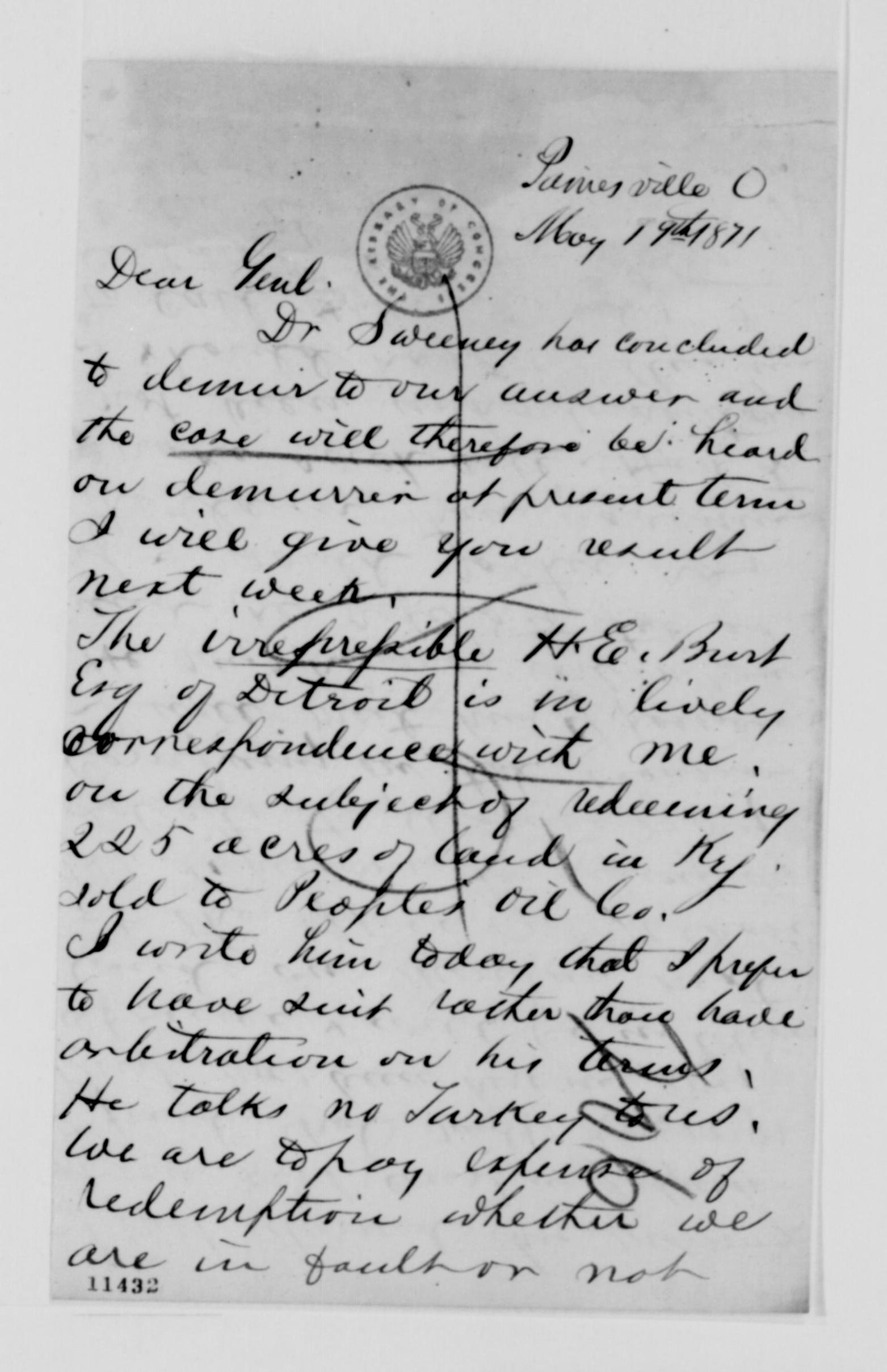 Scanned image of the current content page