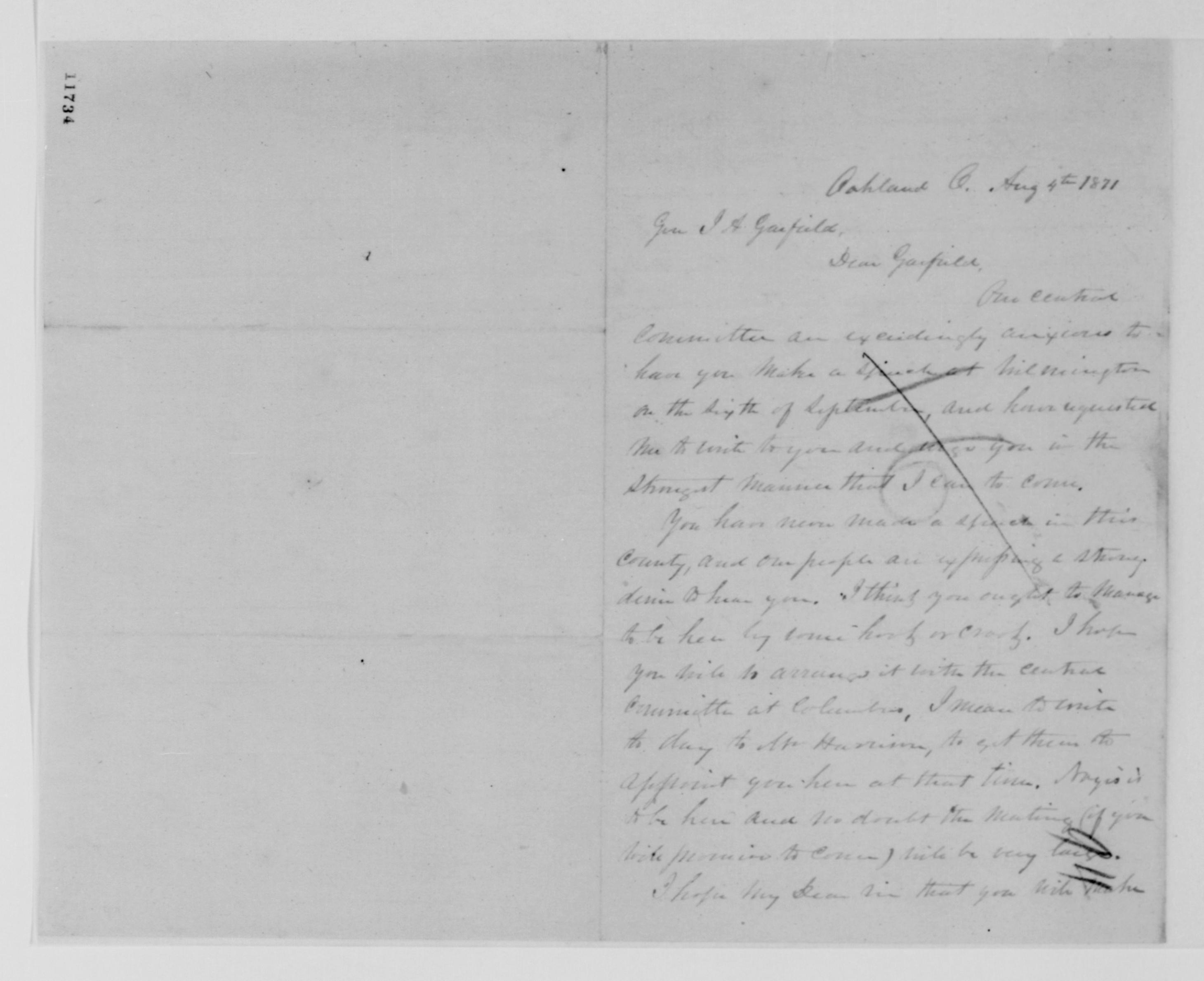 Scanned image of the current content page