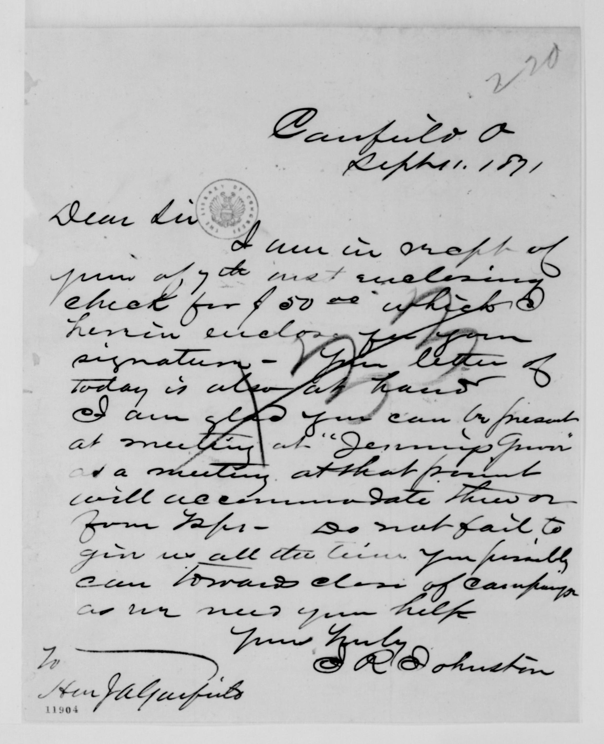 Scanned image of the current content page