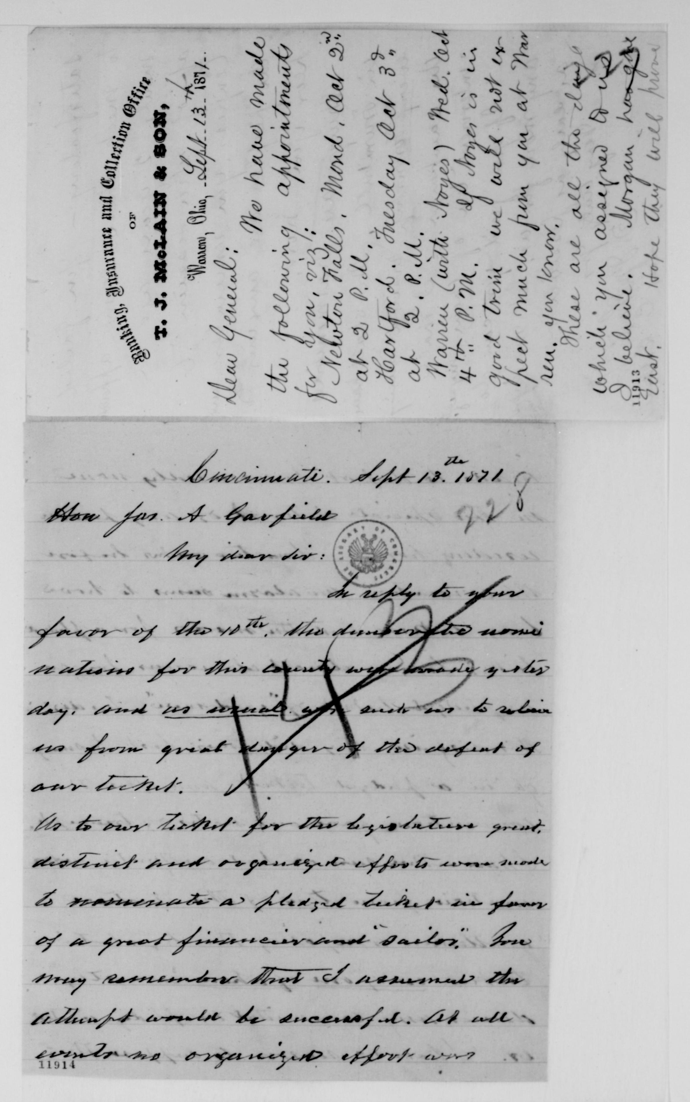 Scanned image of the current content page