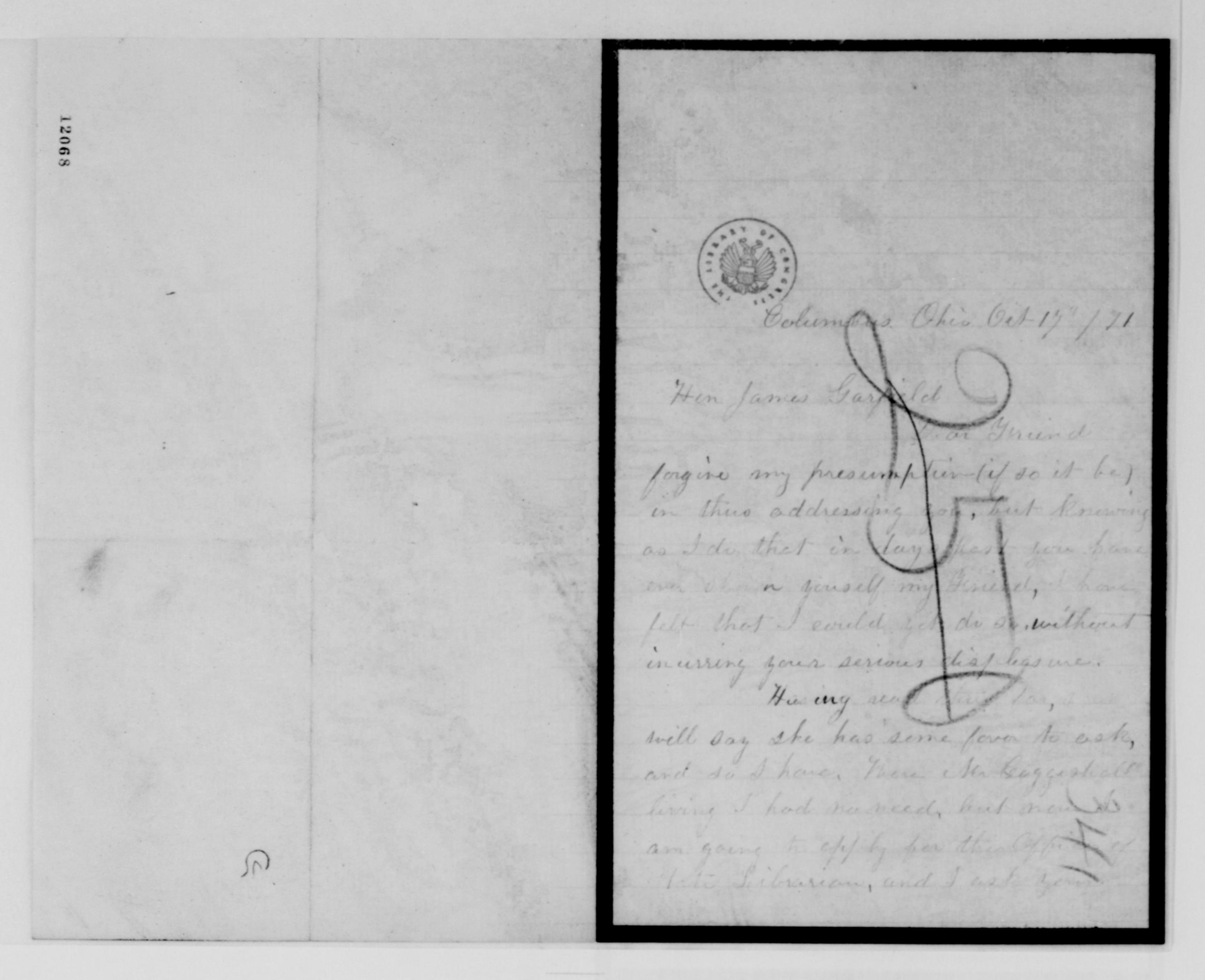 Scanned image of the current content page