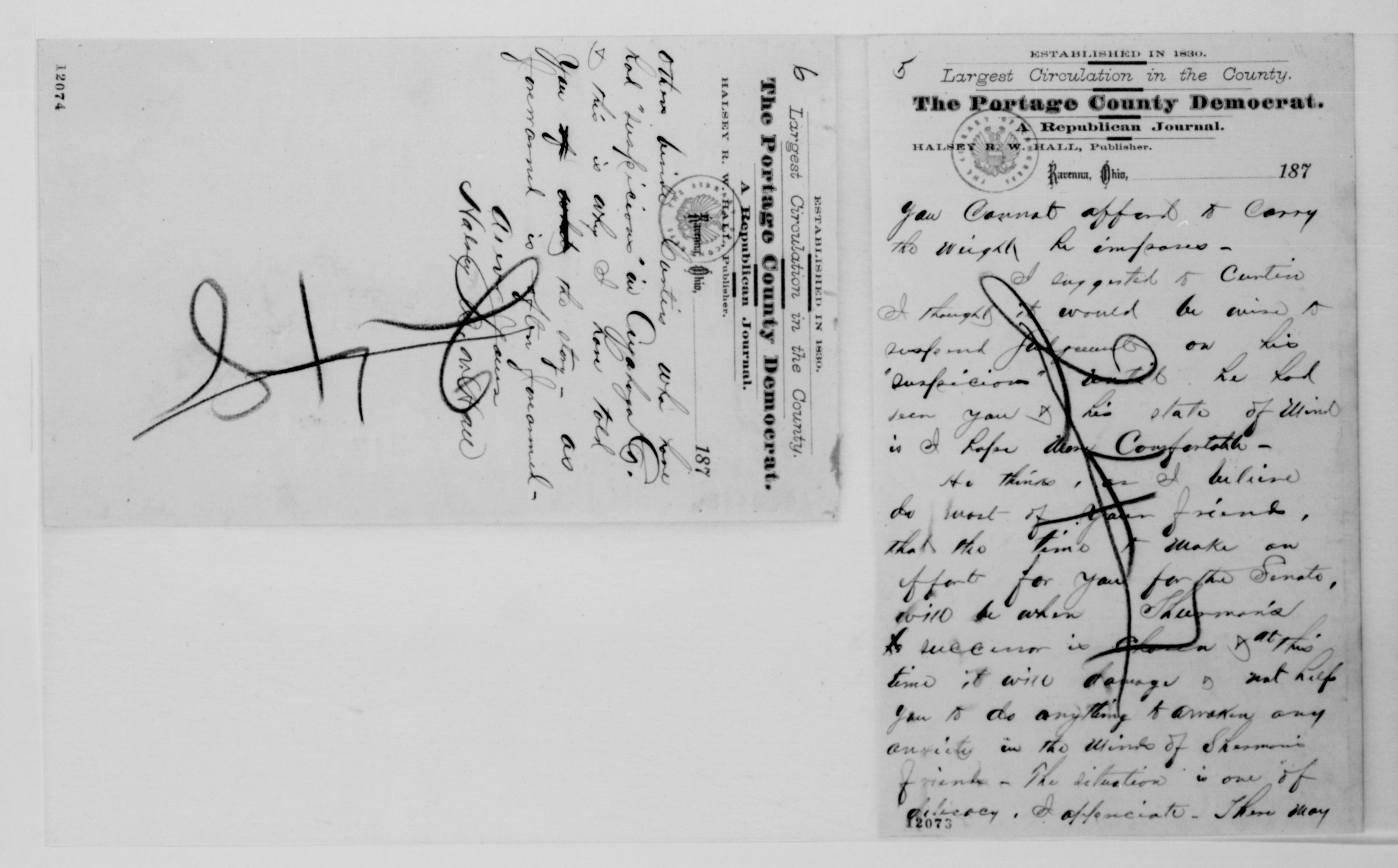 Scanned image of the current content page