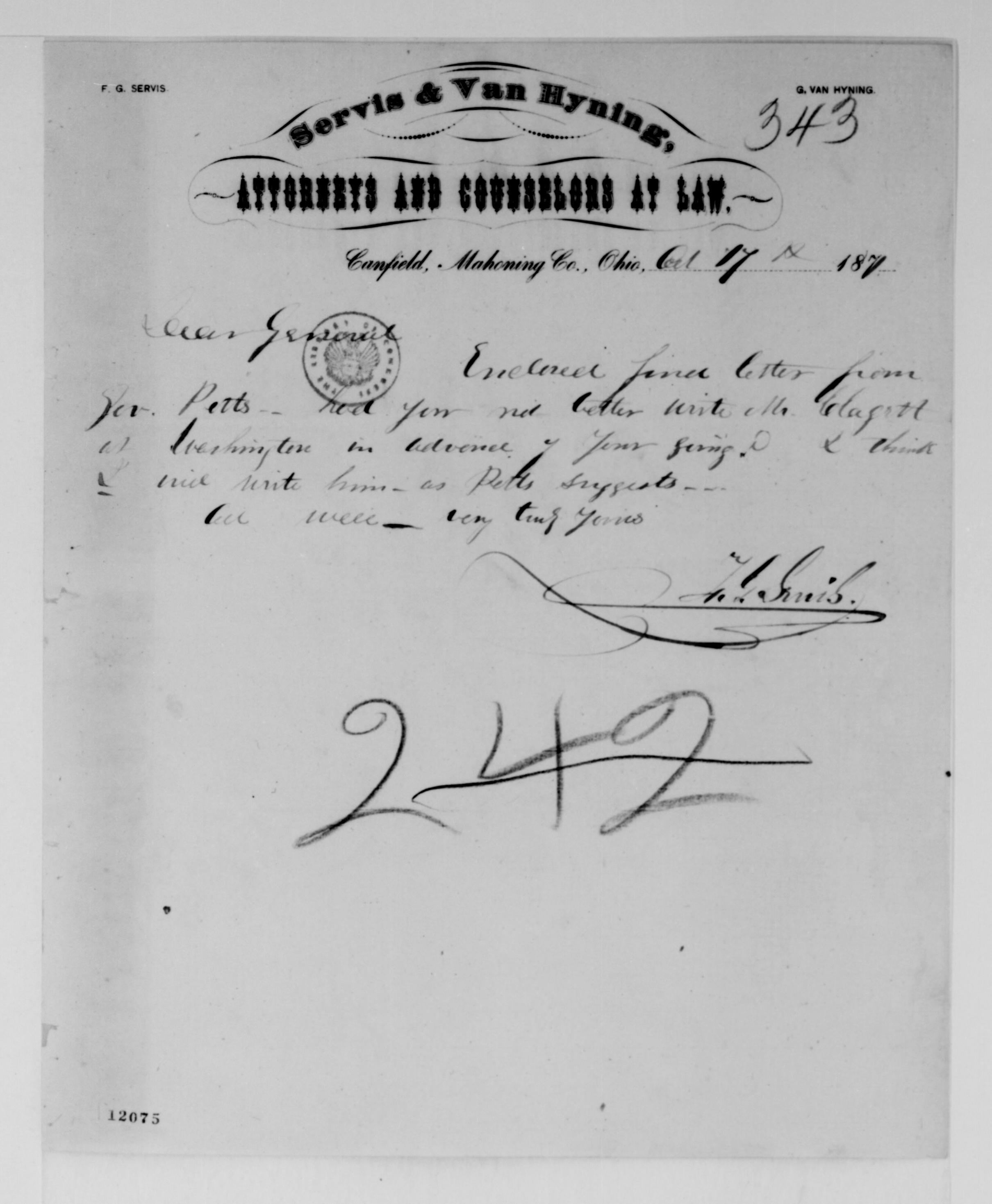 Scanned image of the current content page