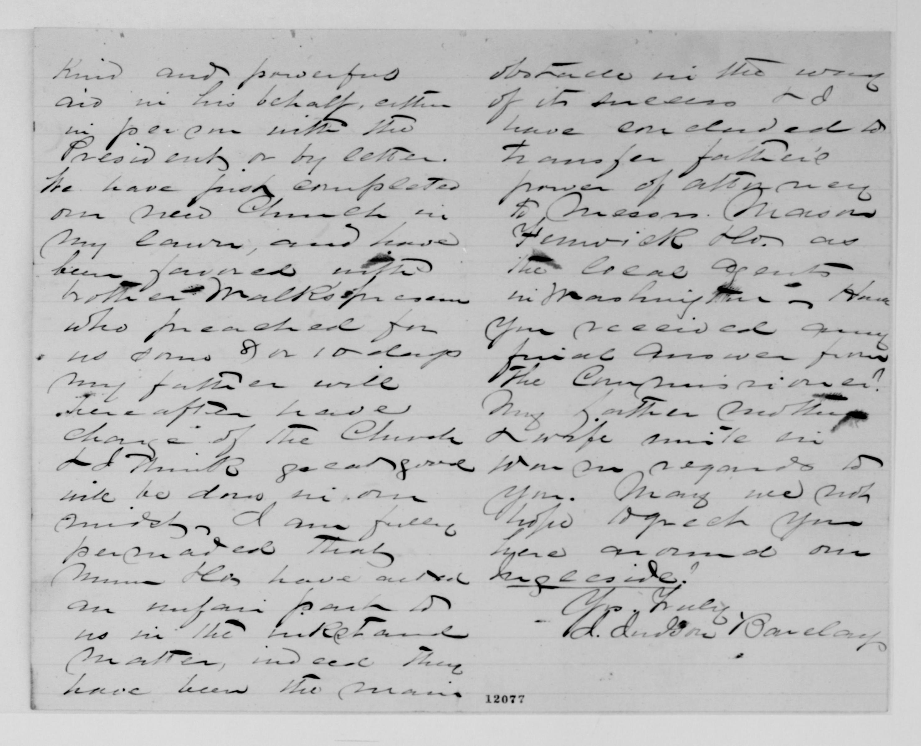 Scanned image of the current content page