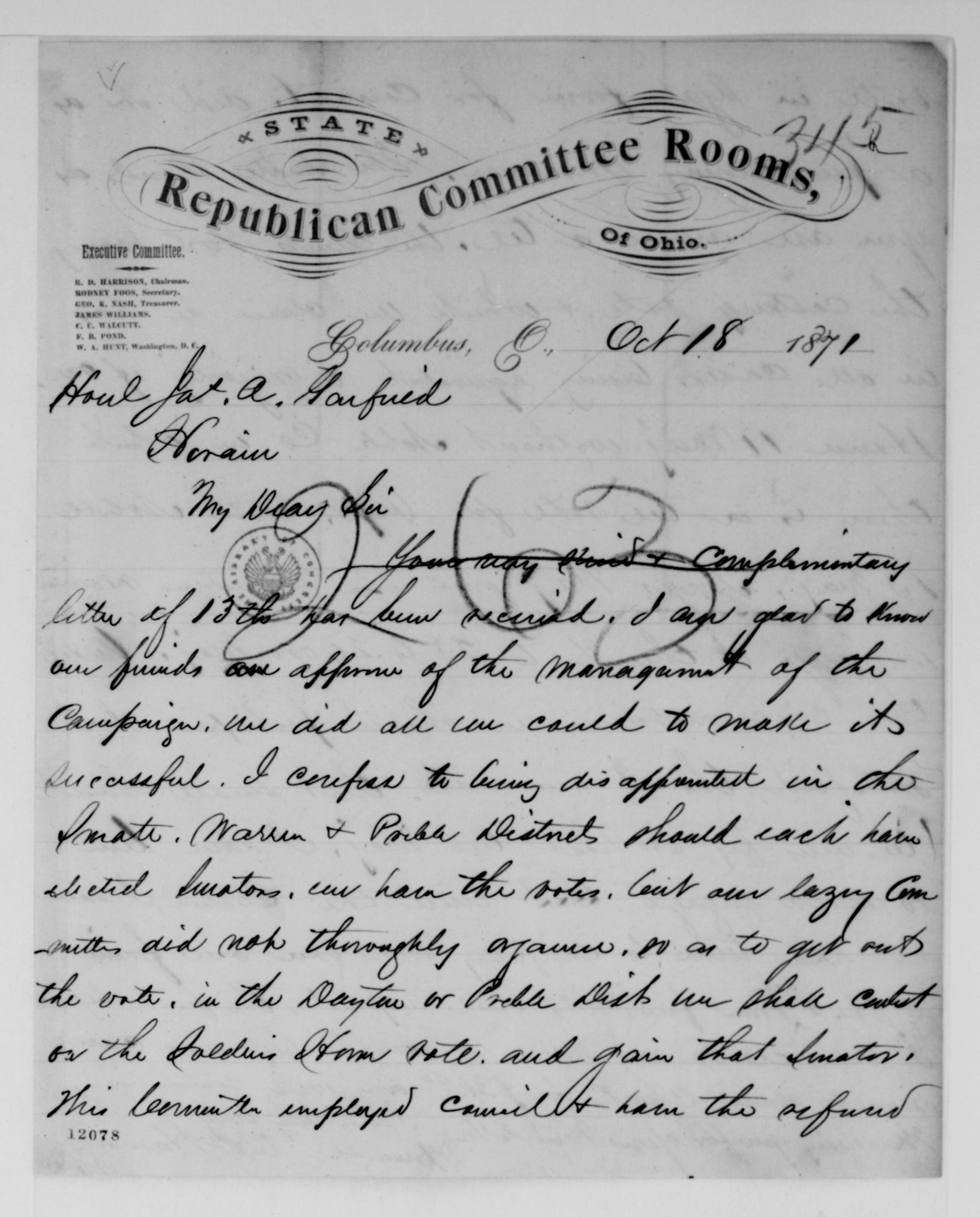 Scanned image of the current content page