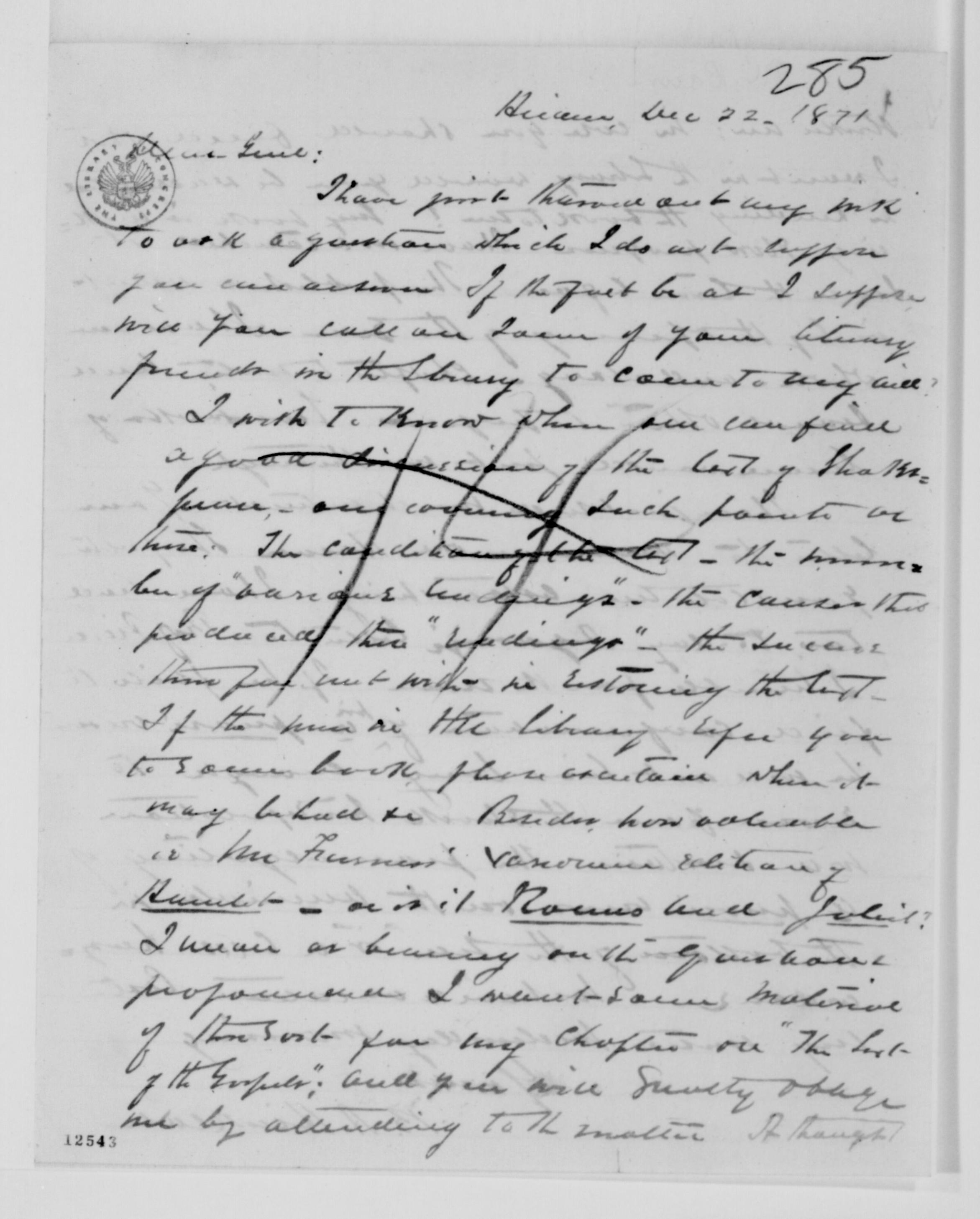 Scanned image of the current content page