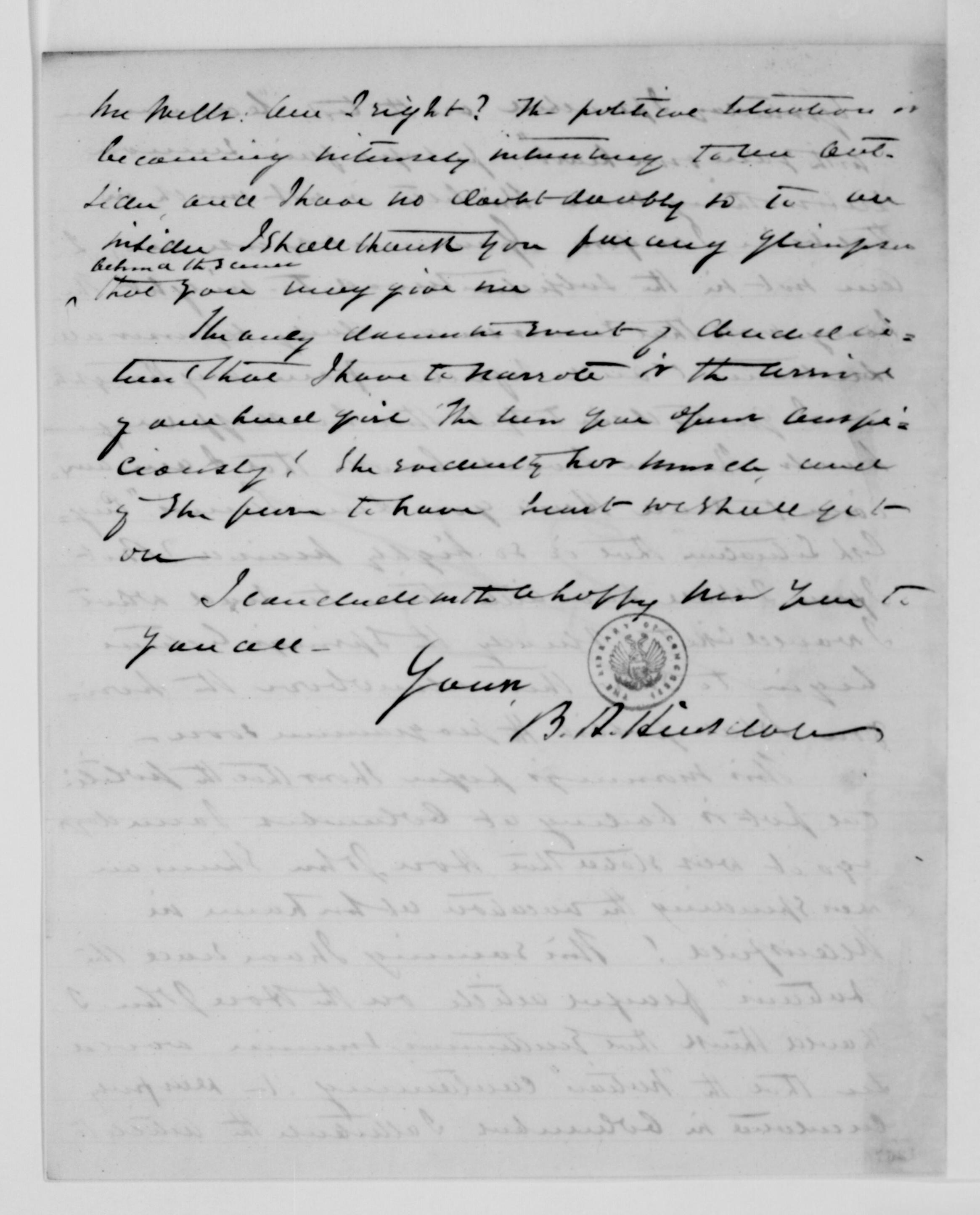 Scanned image of the current content page