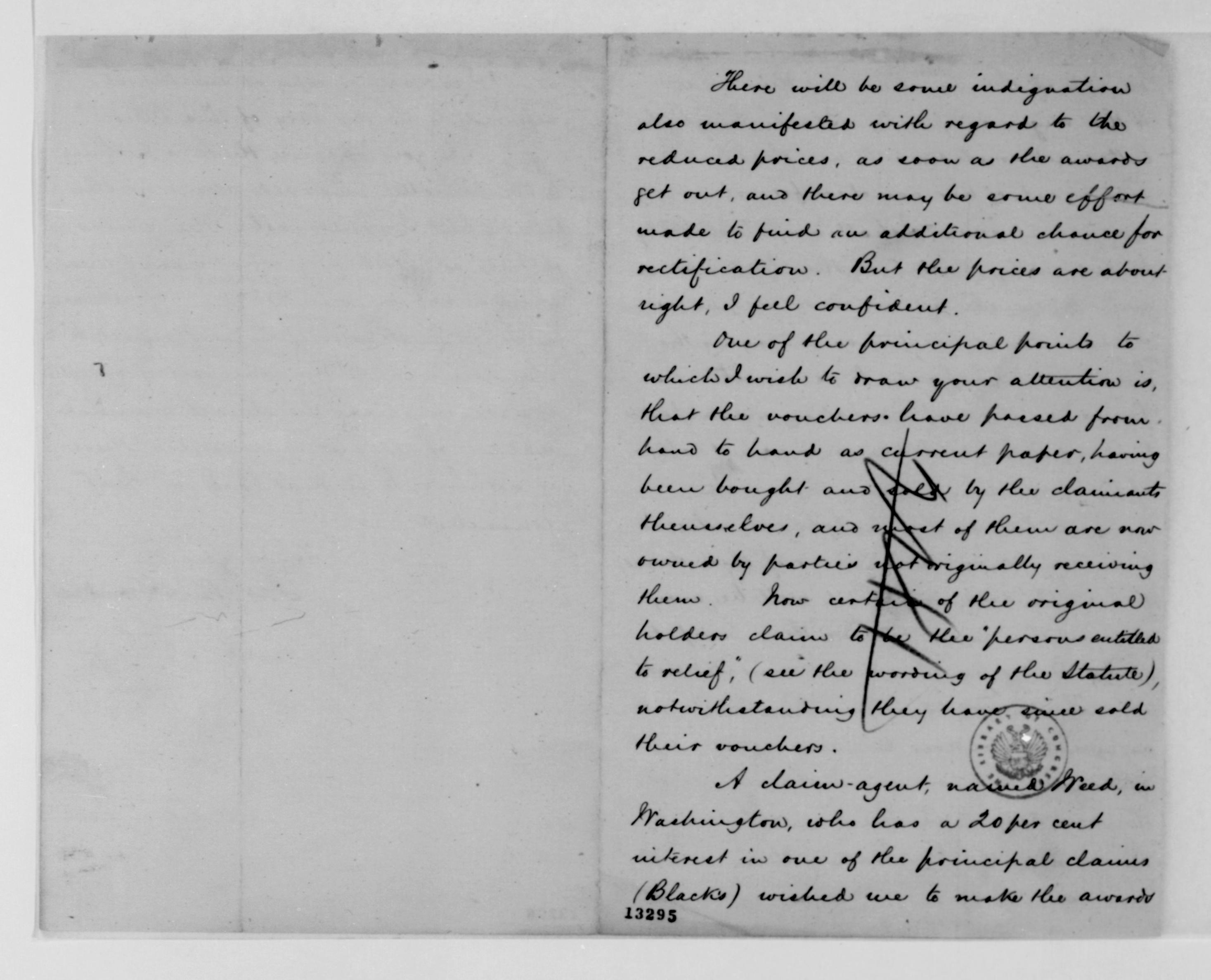 Scanned image of the current content page