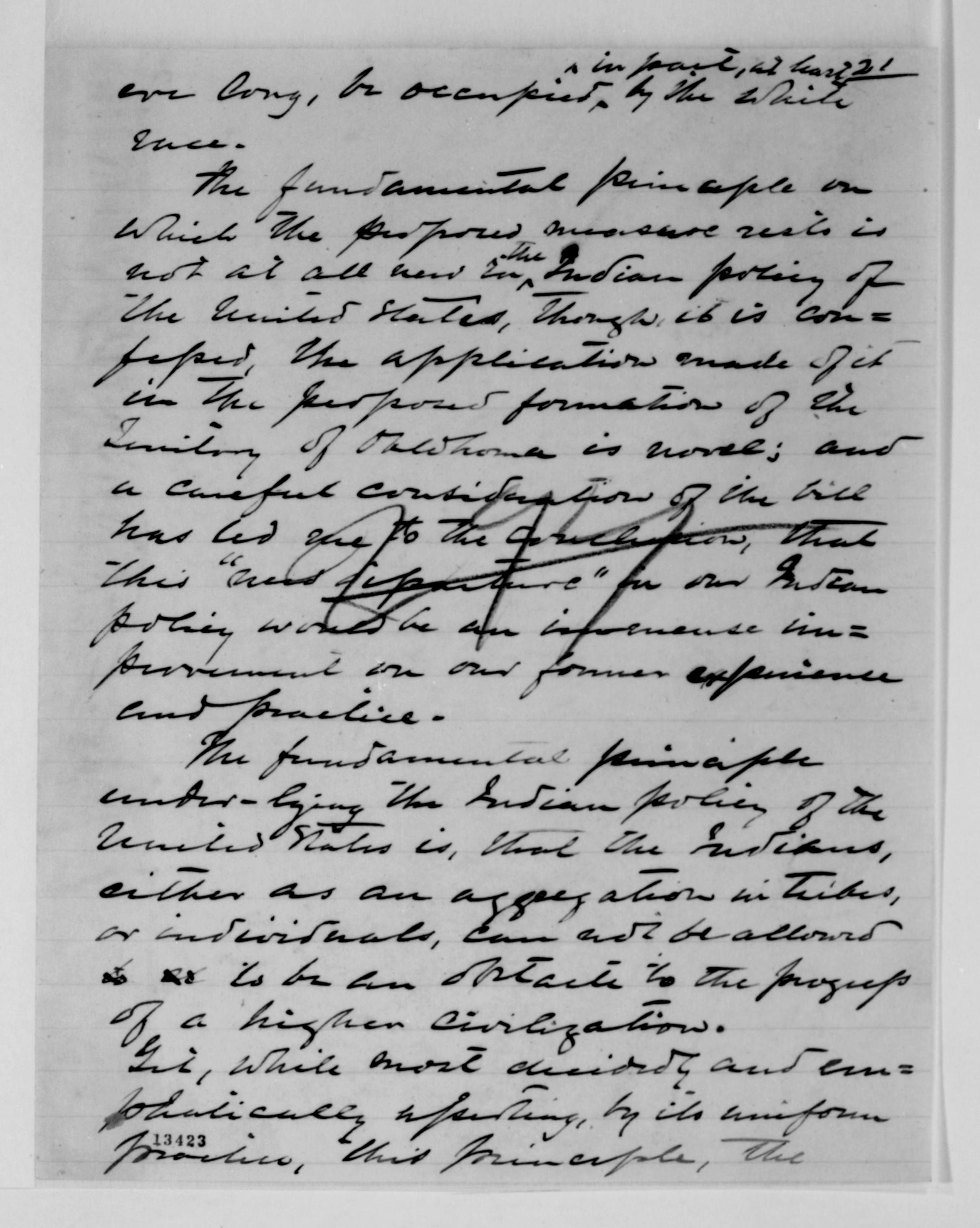 Scanned image of the current content page