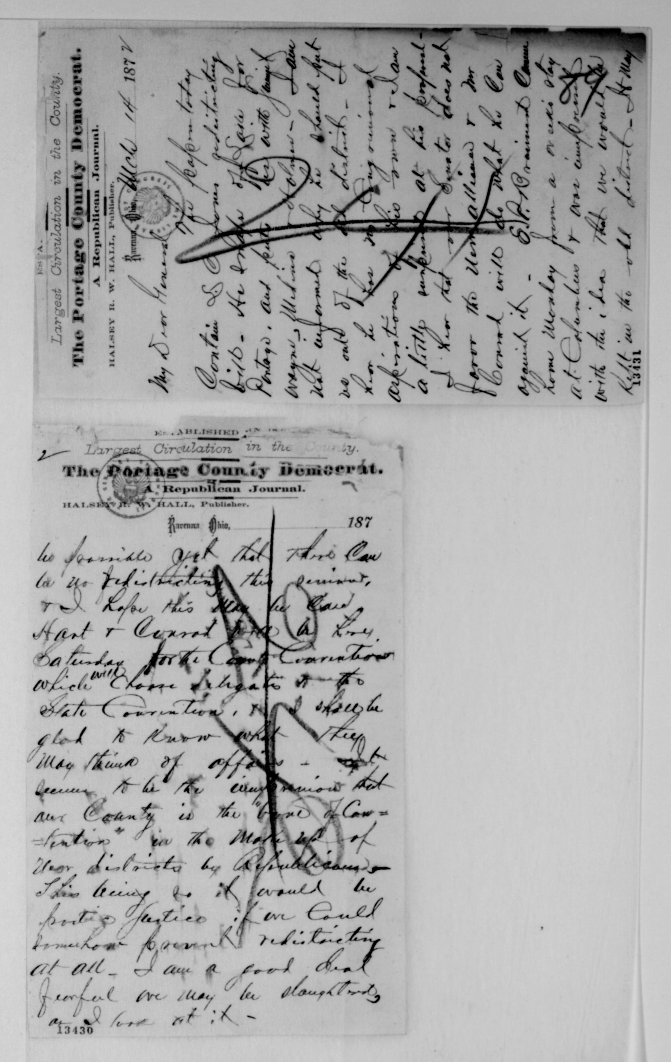 Scanned image of the current content page