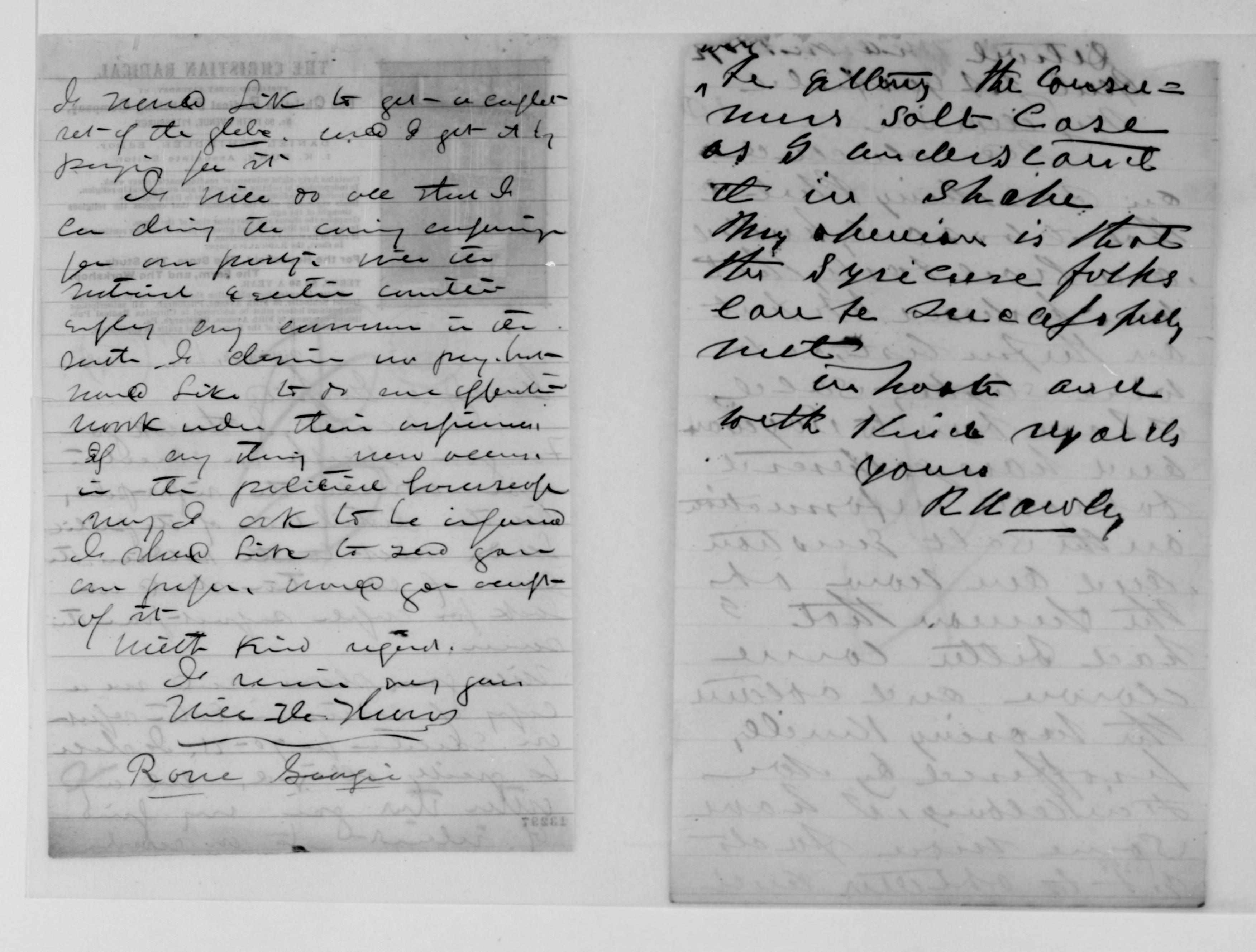 Scanned image of the current content page