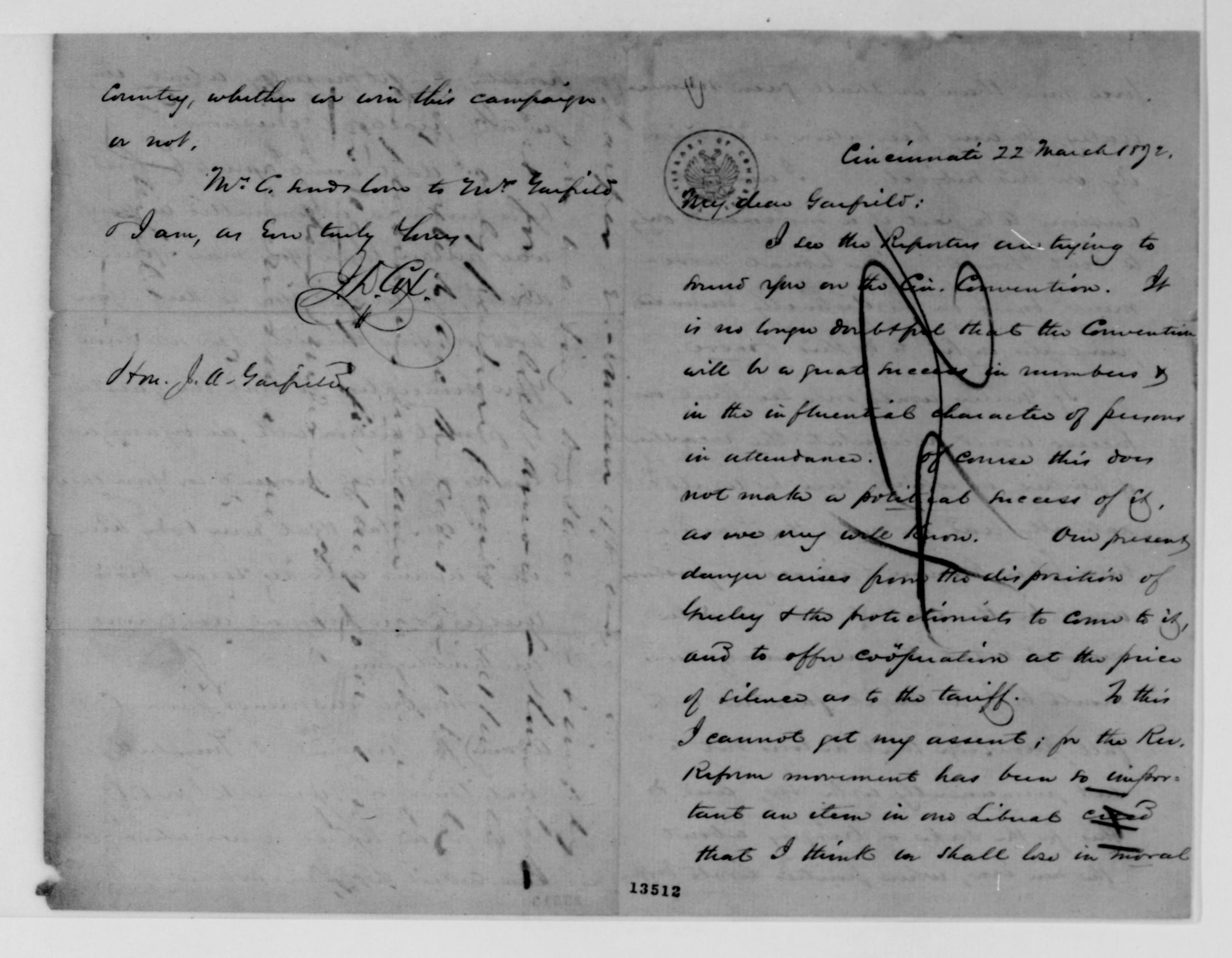 Scanned image of the current content page