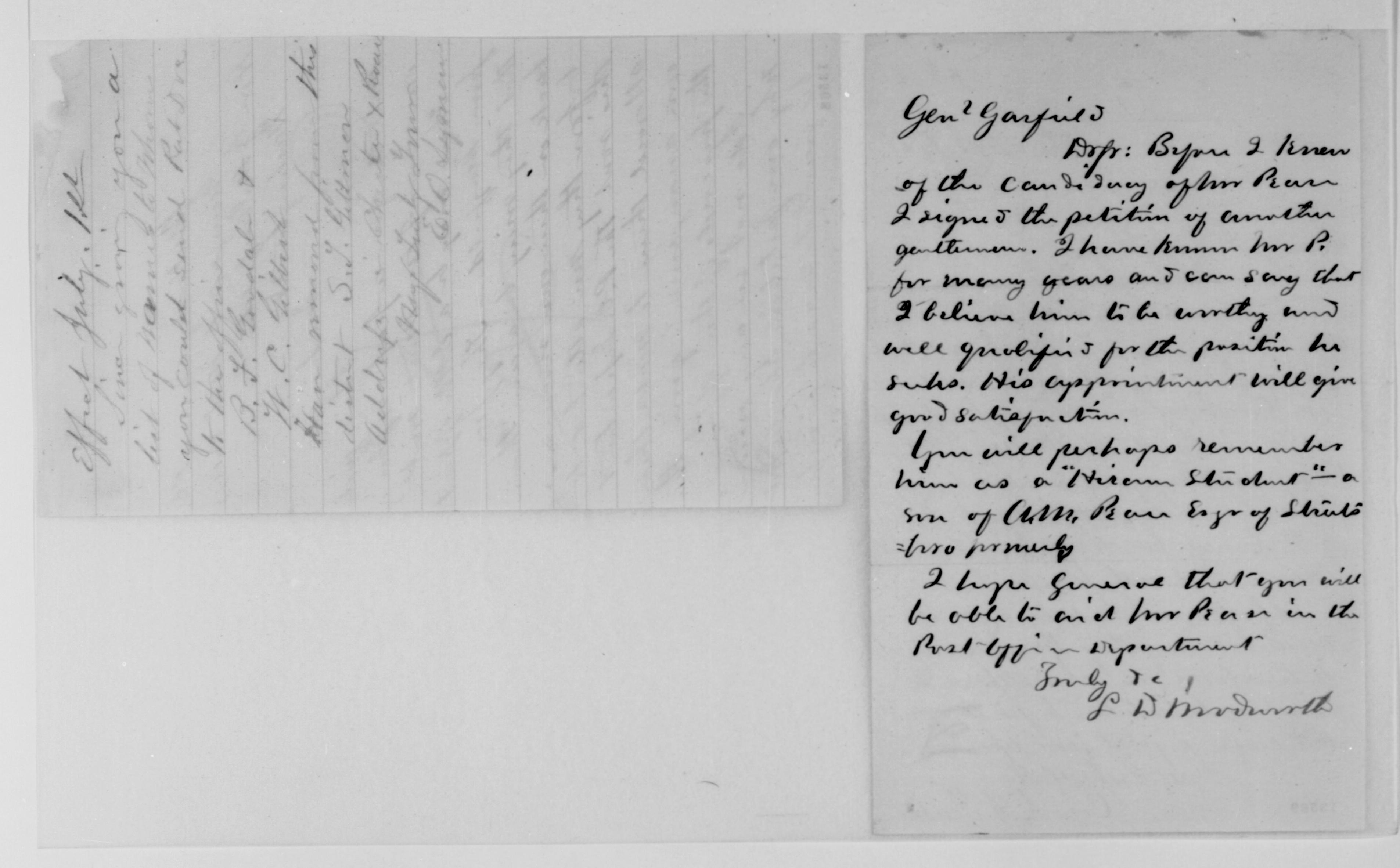 Scanned image of the current content page