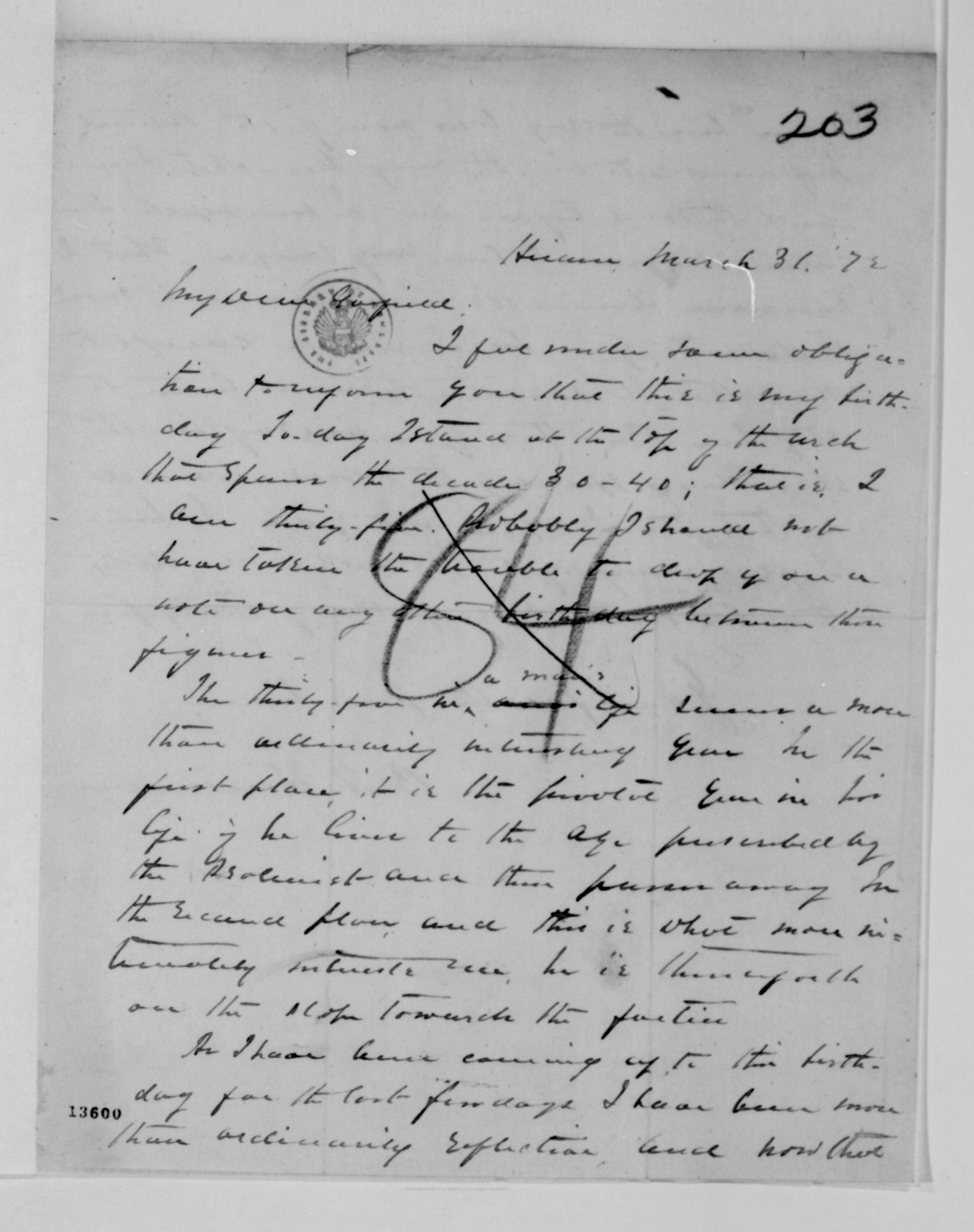 Scanned image of the current content page