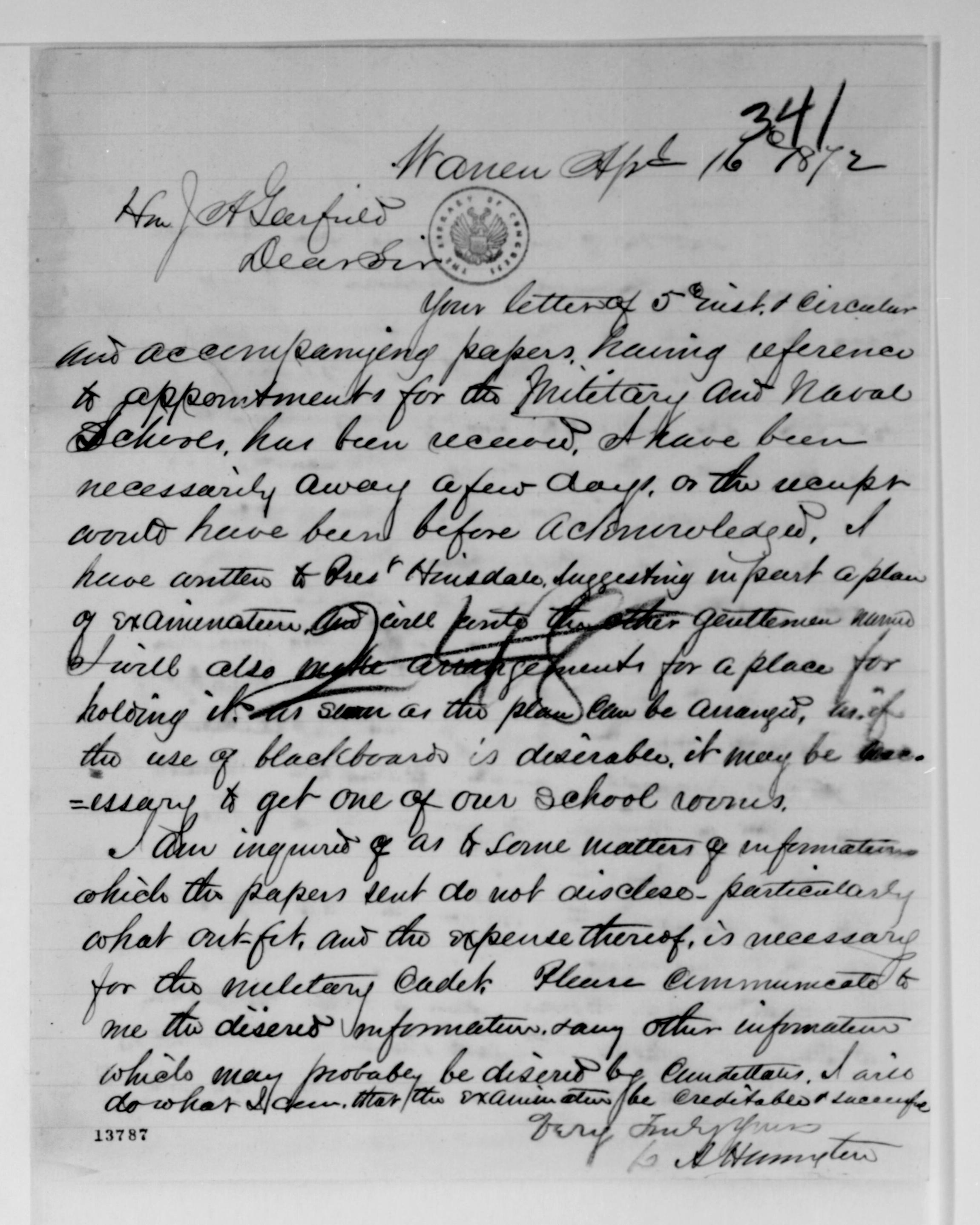 Scanned image of the current content page