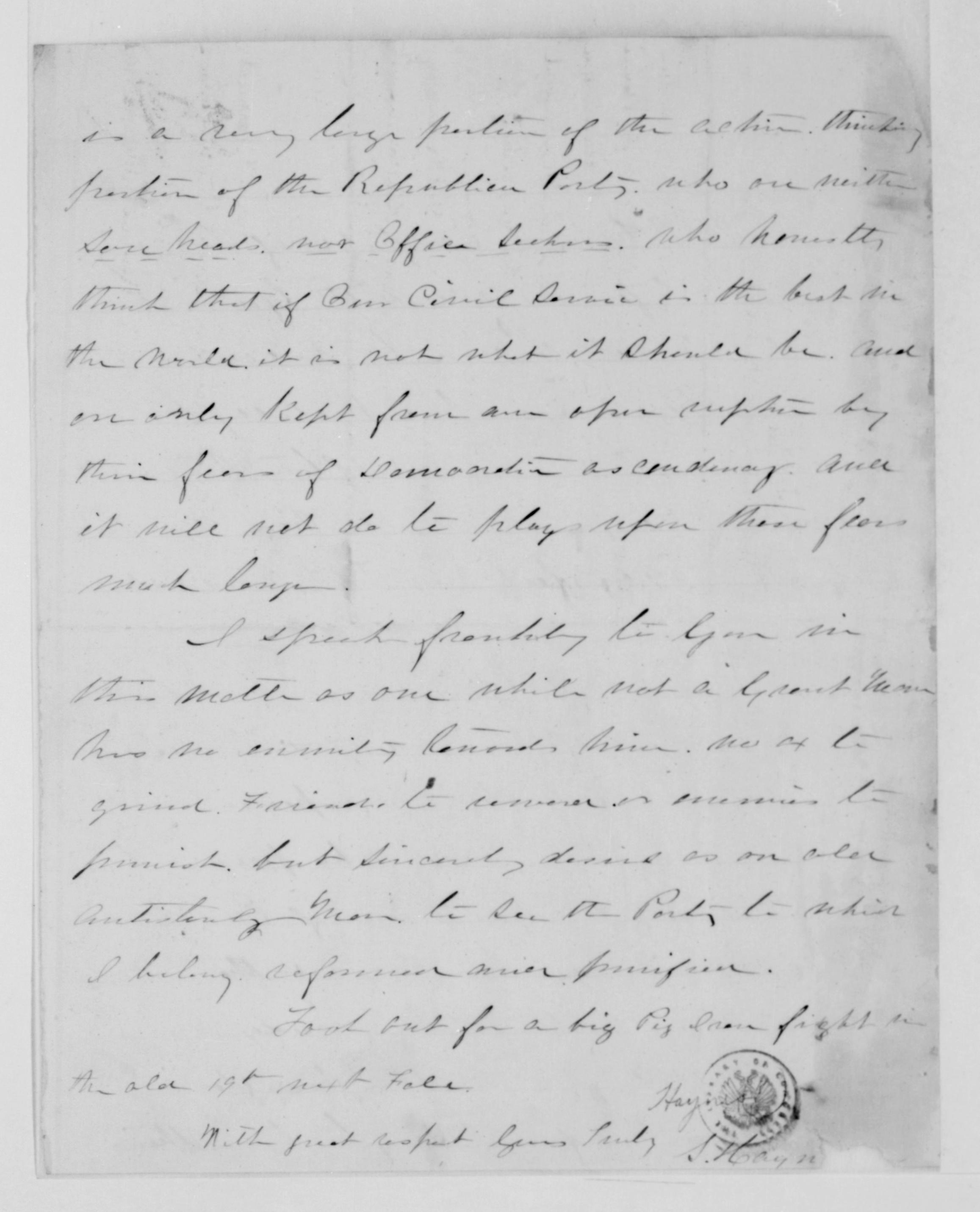 Scanned image of the current content page