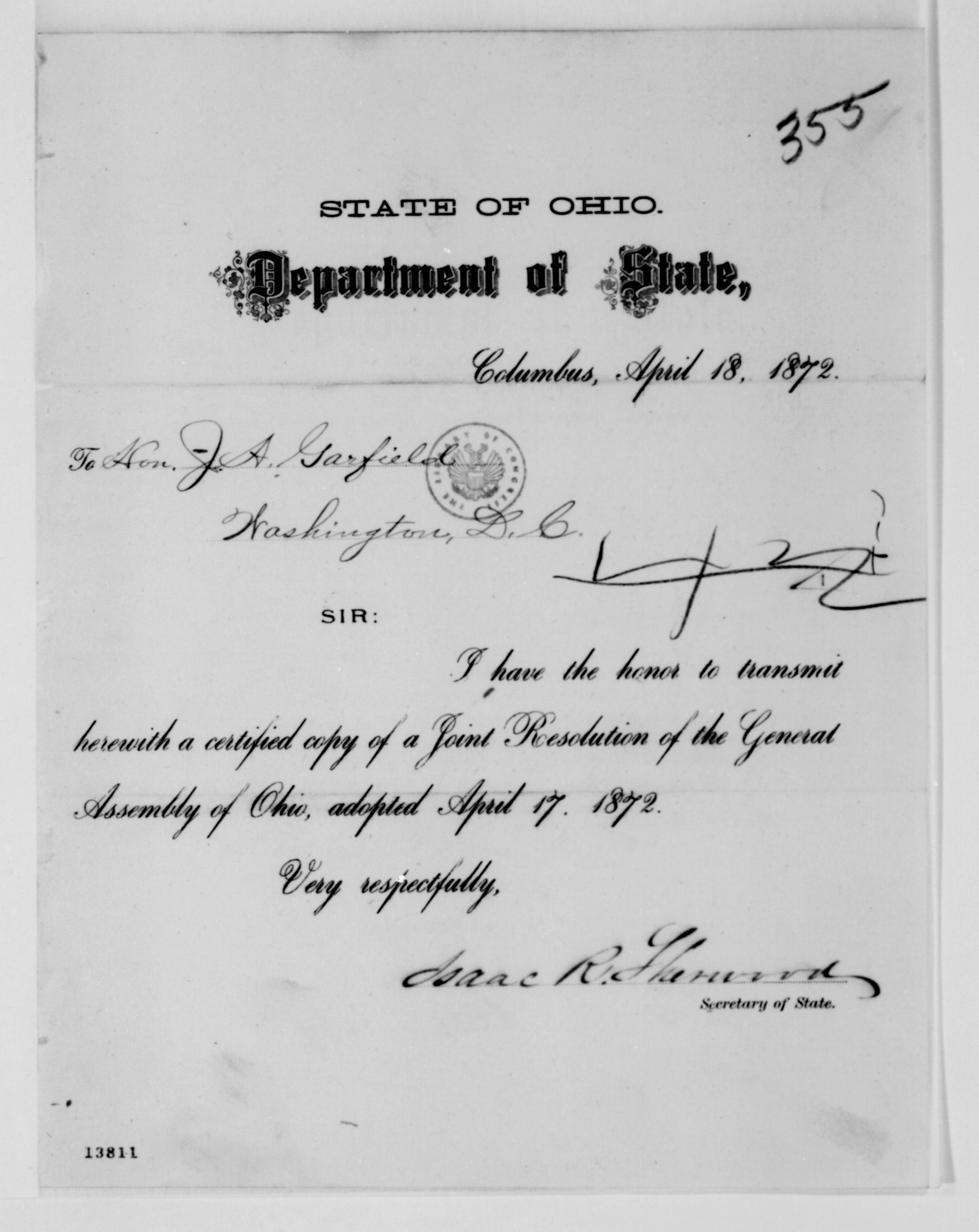 Scanned image of the current content page