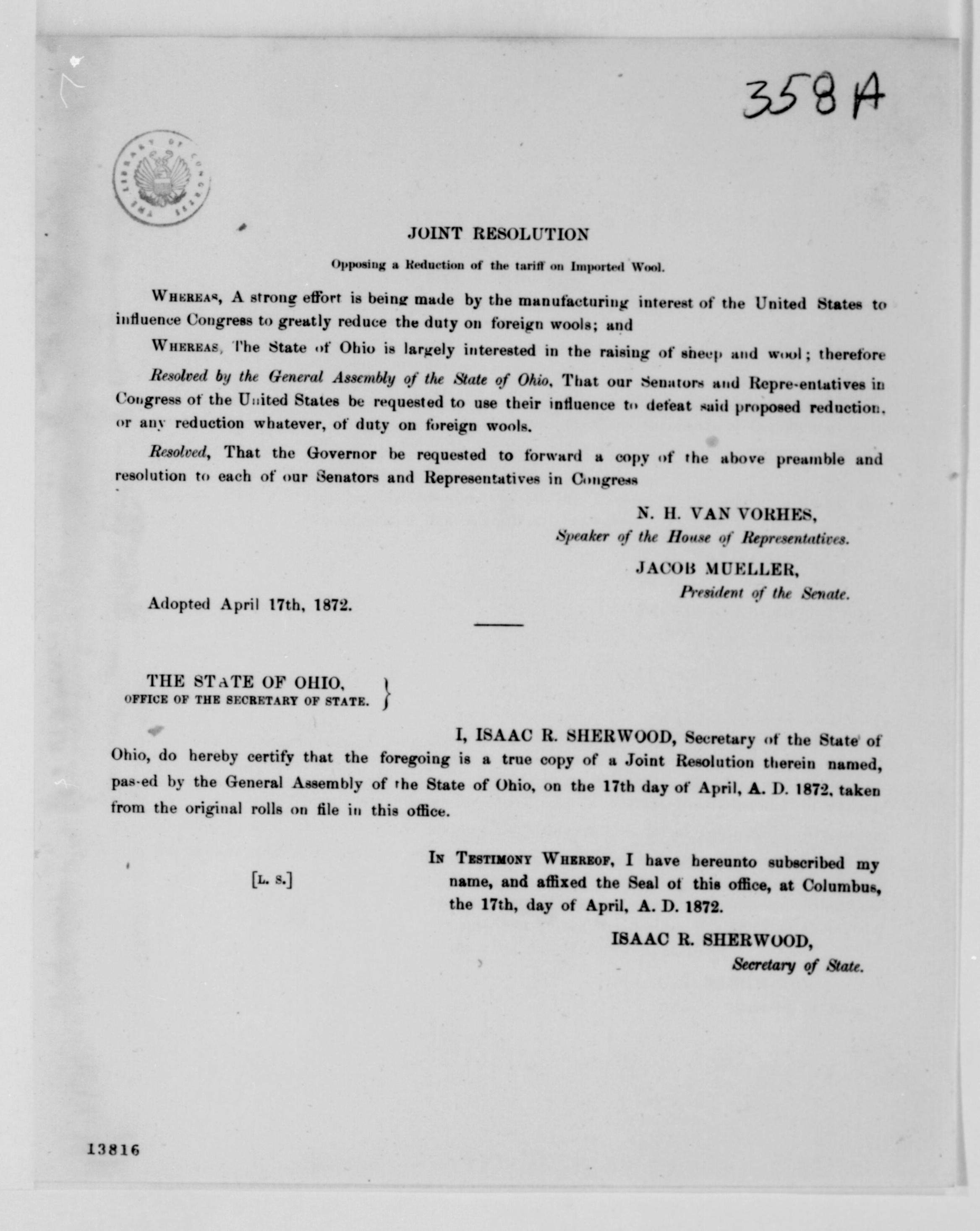 Scanned image of the current content page