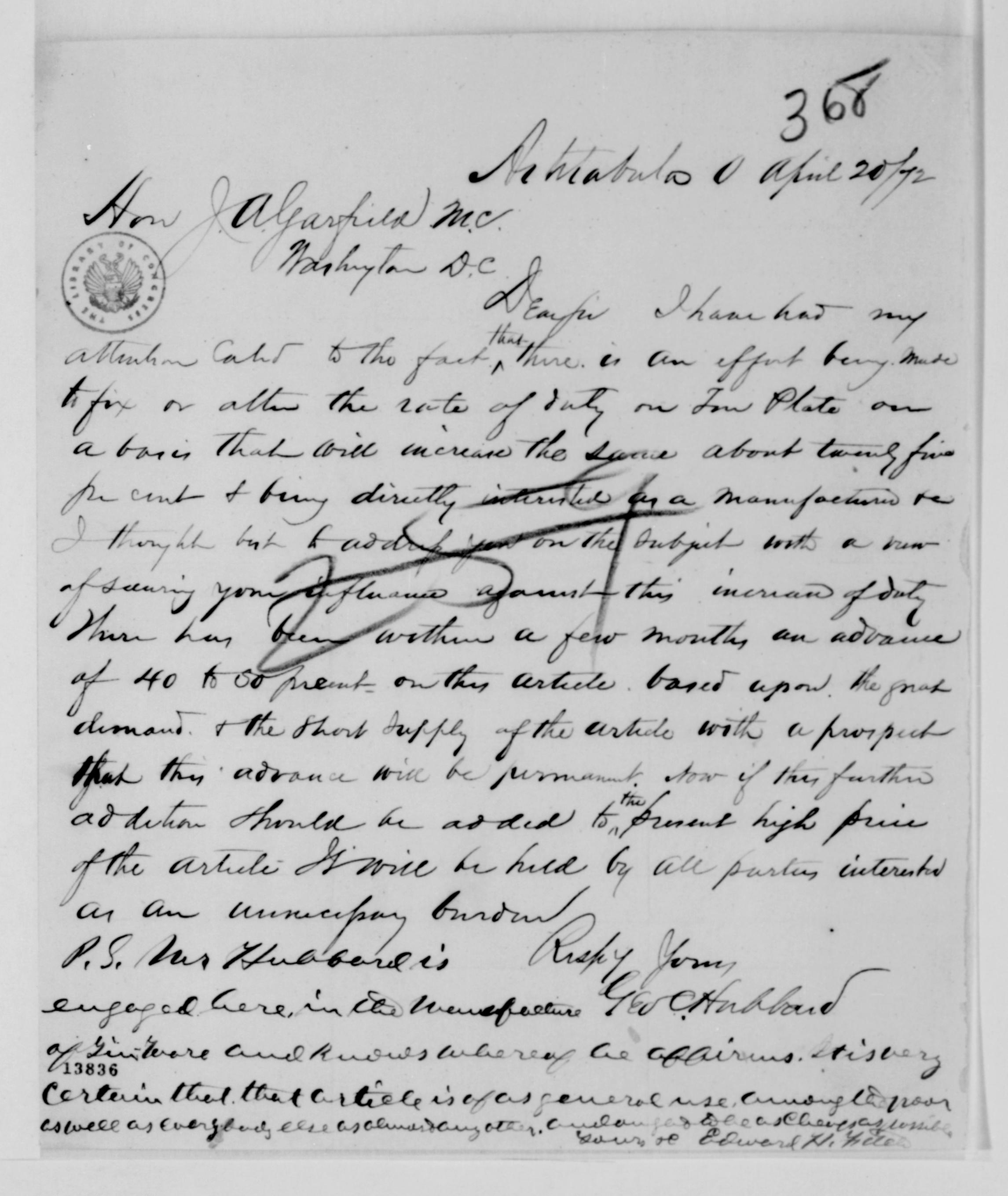 Scanned image of the current content page