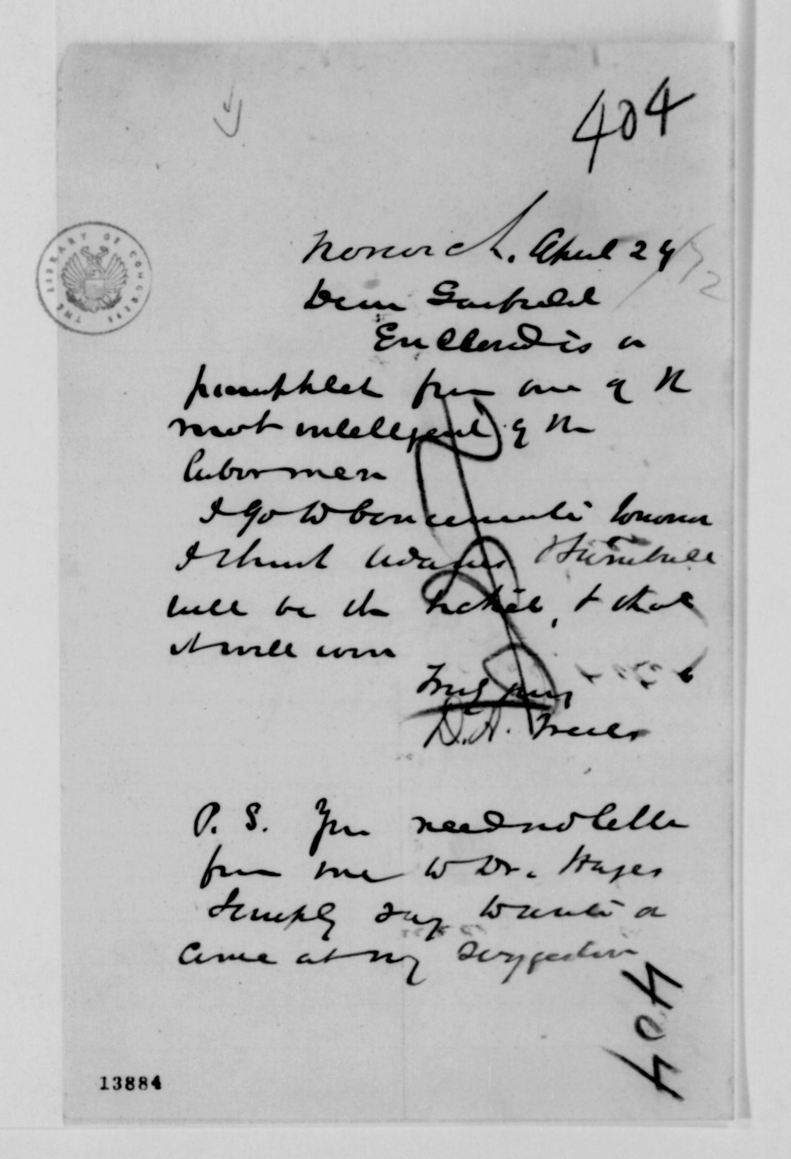 Scanned image of the current content page