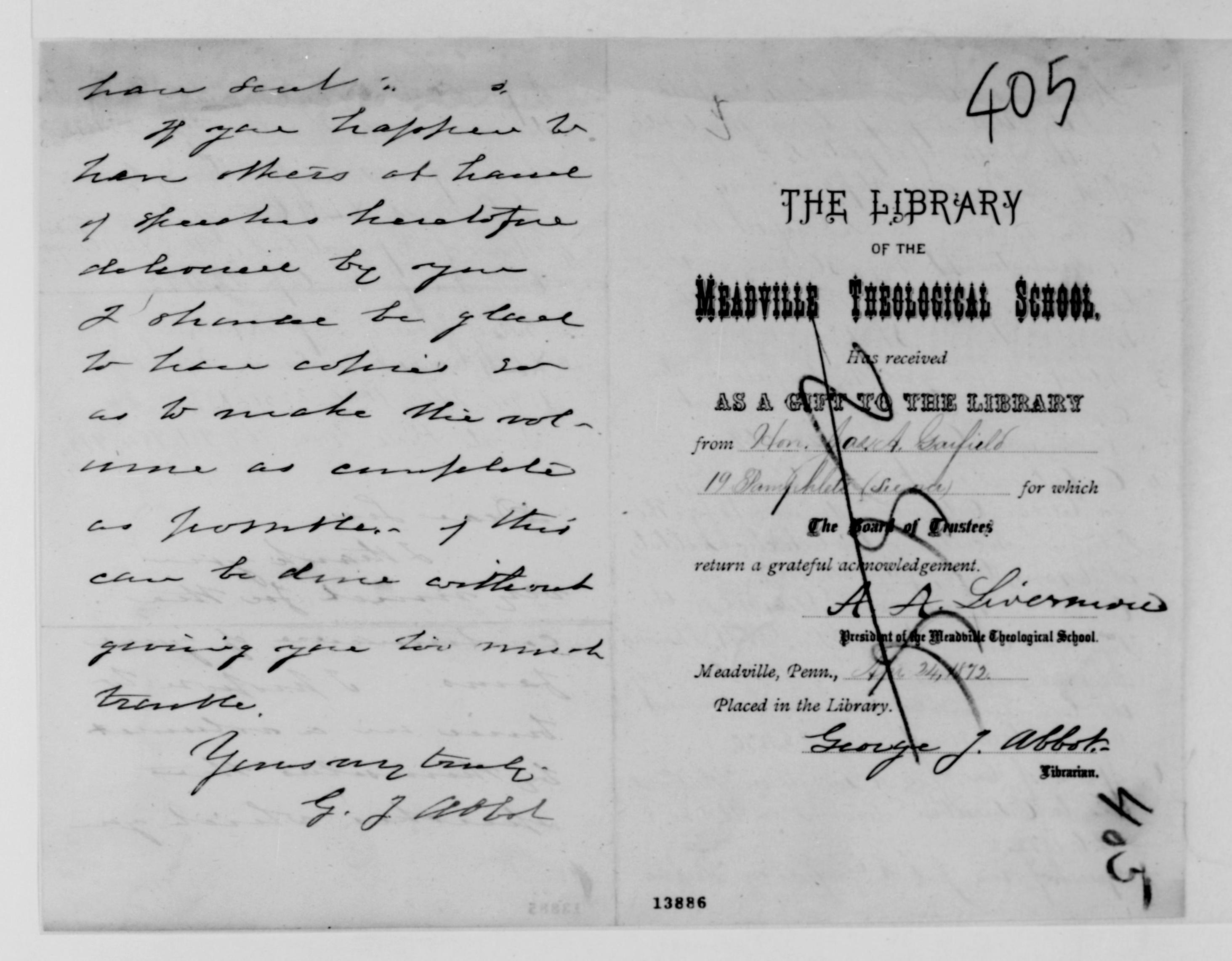 Scanned image of the current content page