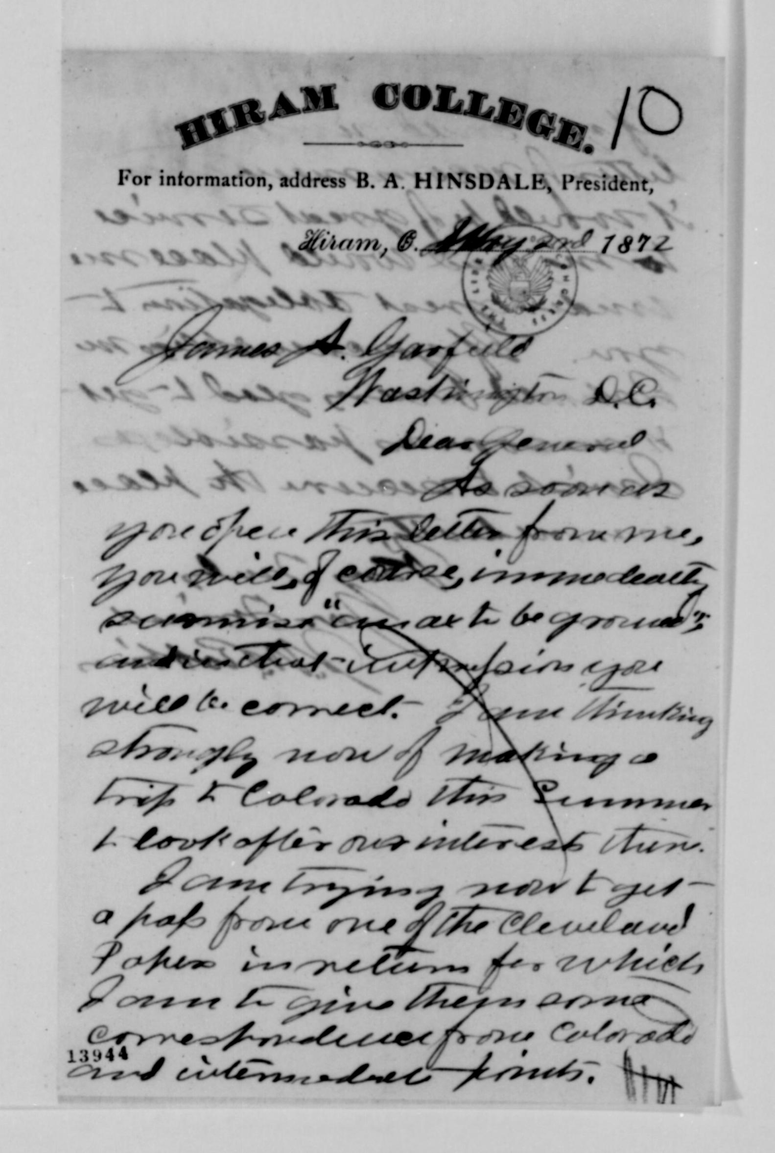 Scanned image of the current content page