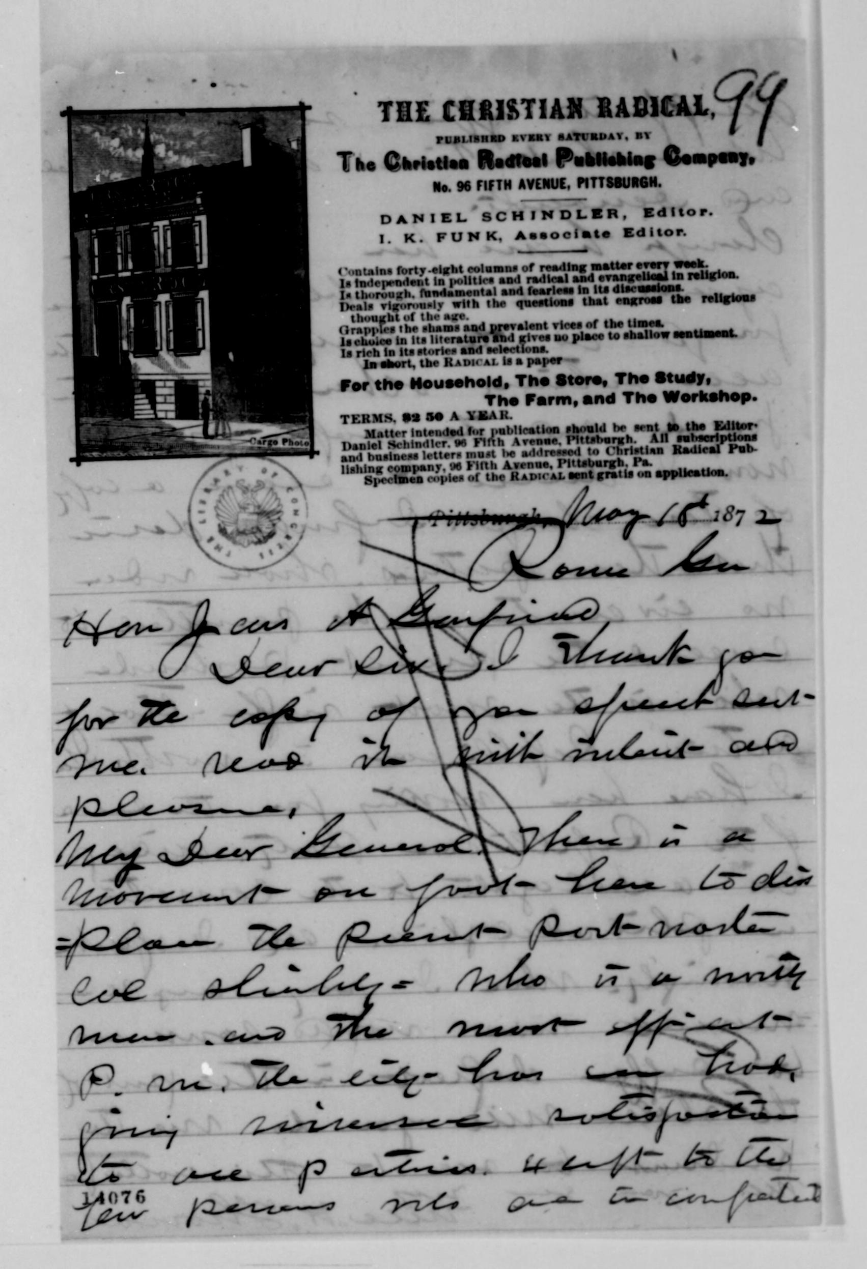 Scanned image of the current content page