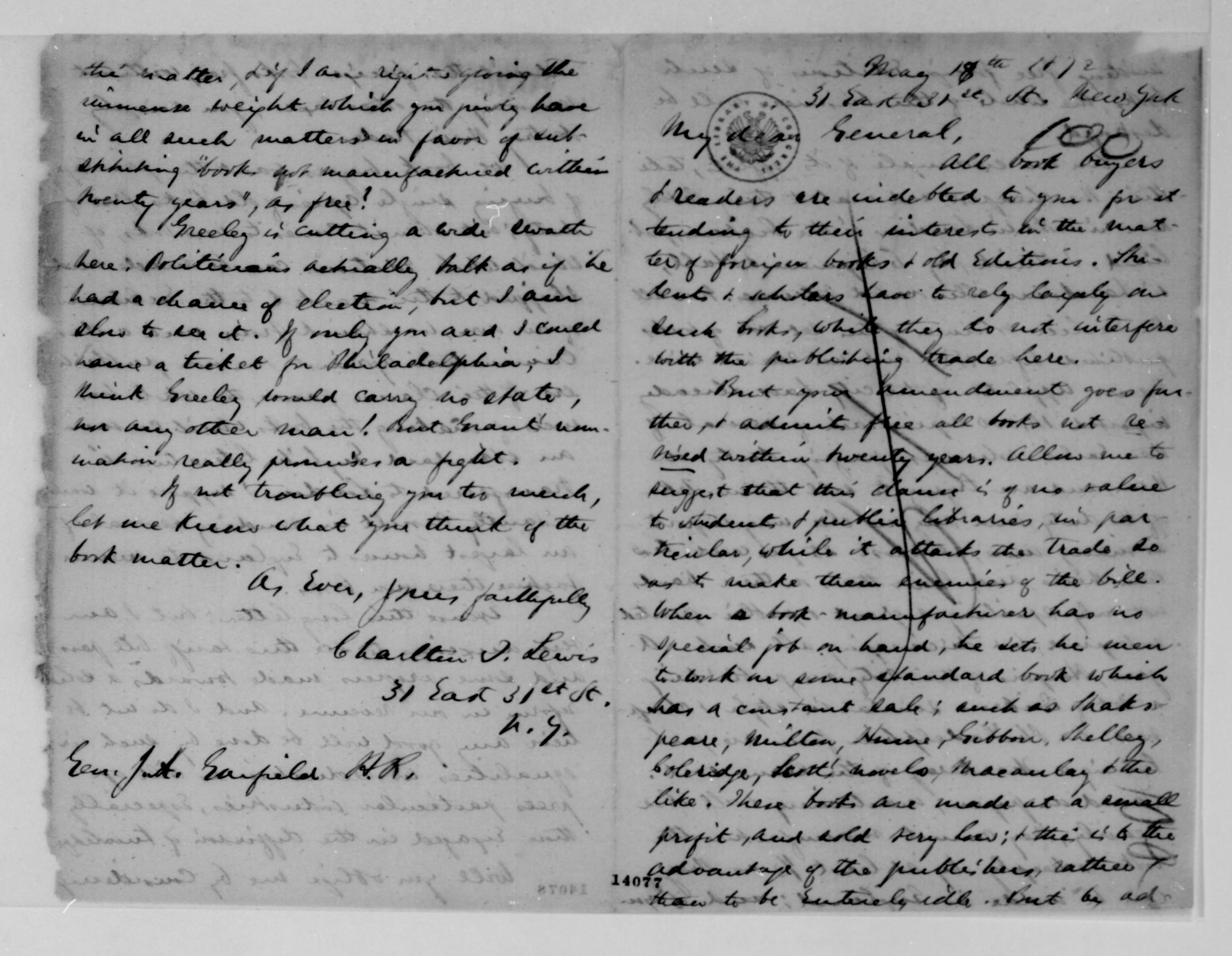 Scanned image of the current content page