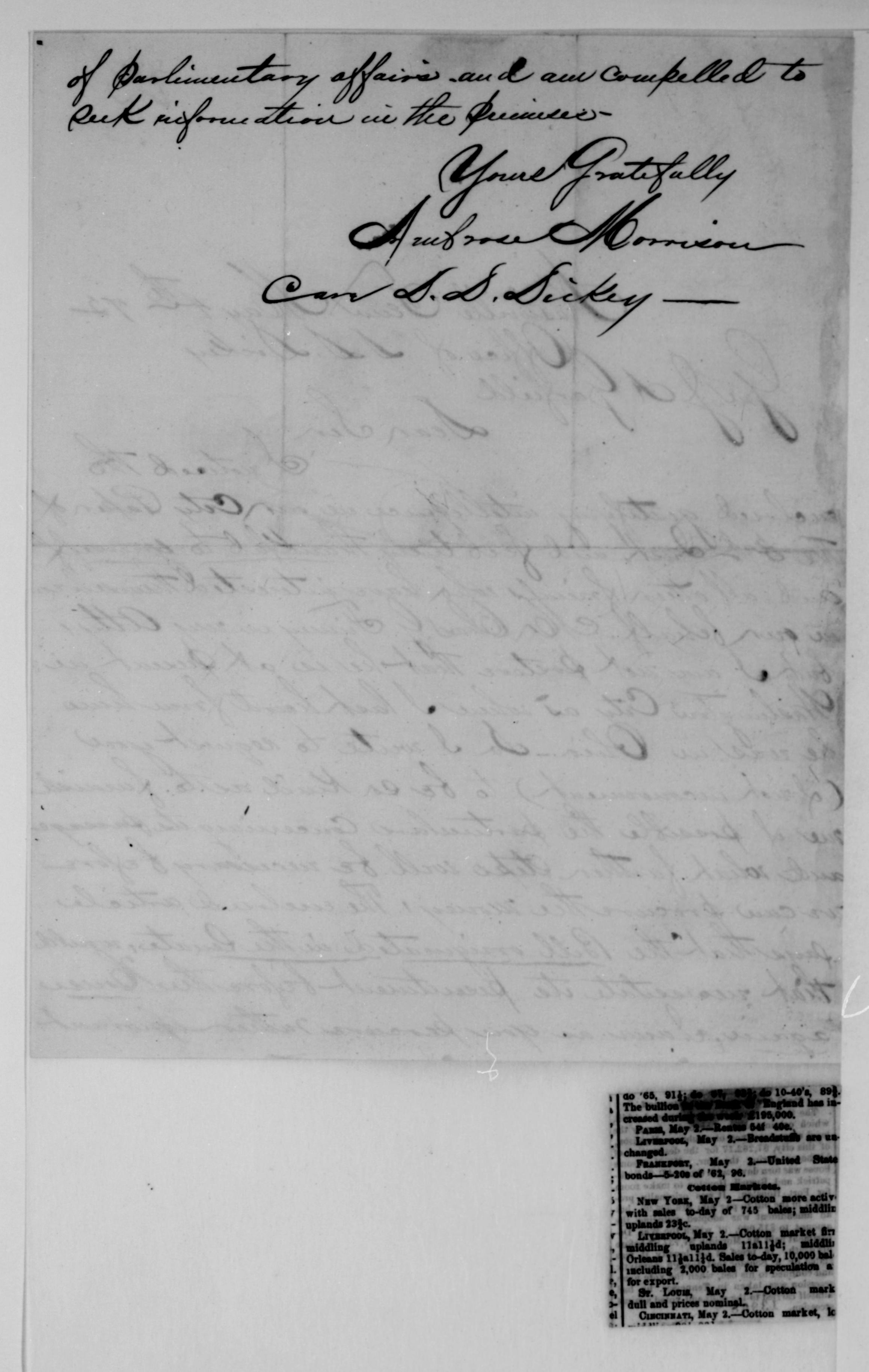 Scanned image of the current content page