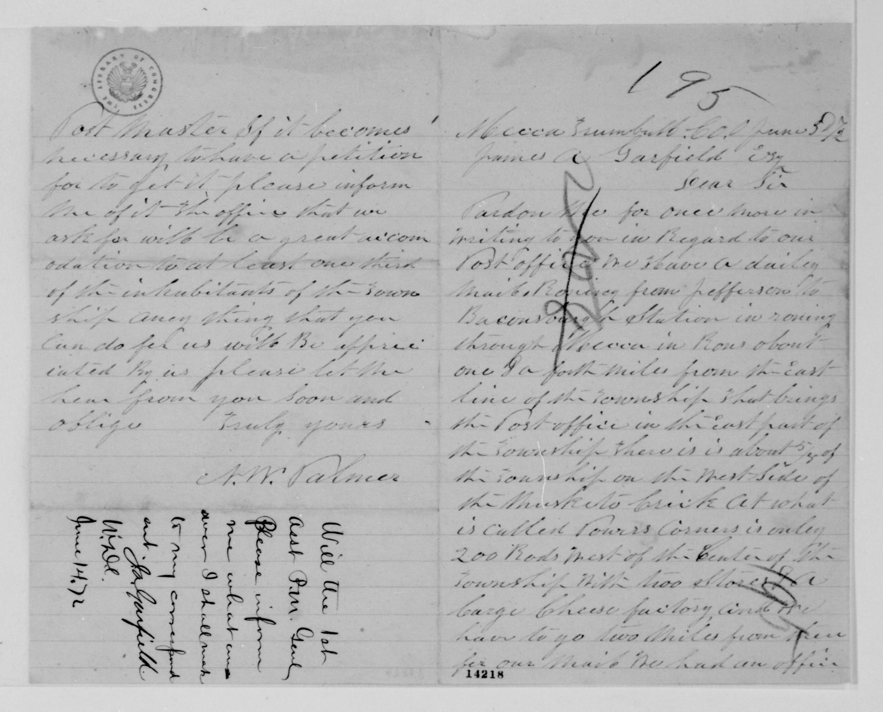 Scanned image of the current content page