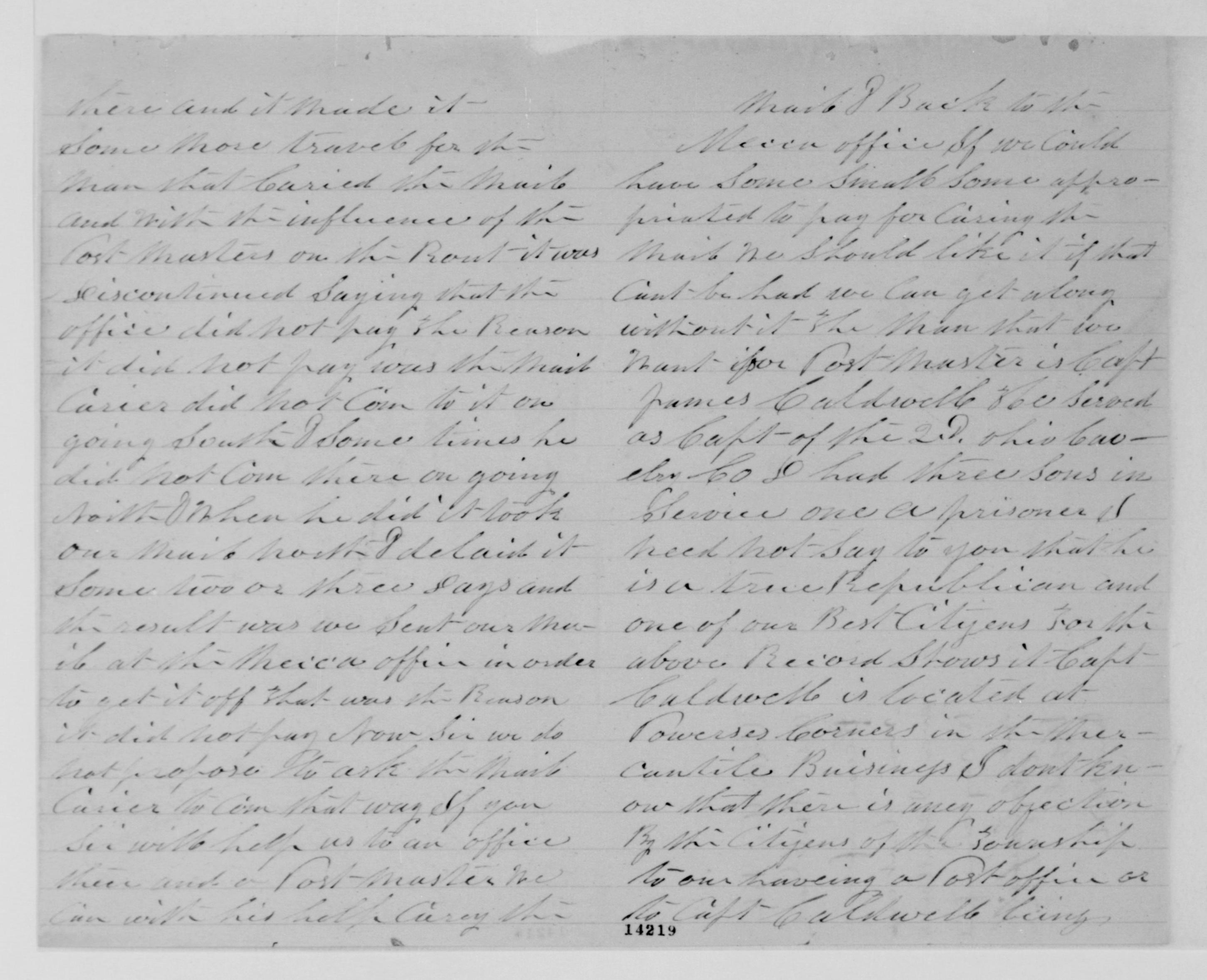 Scanned image of the current content page