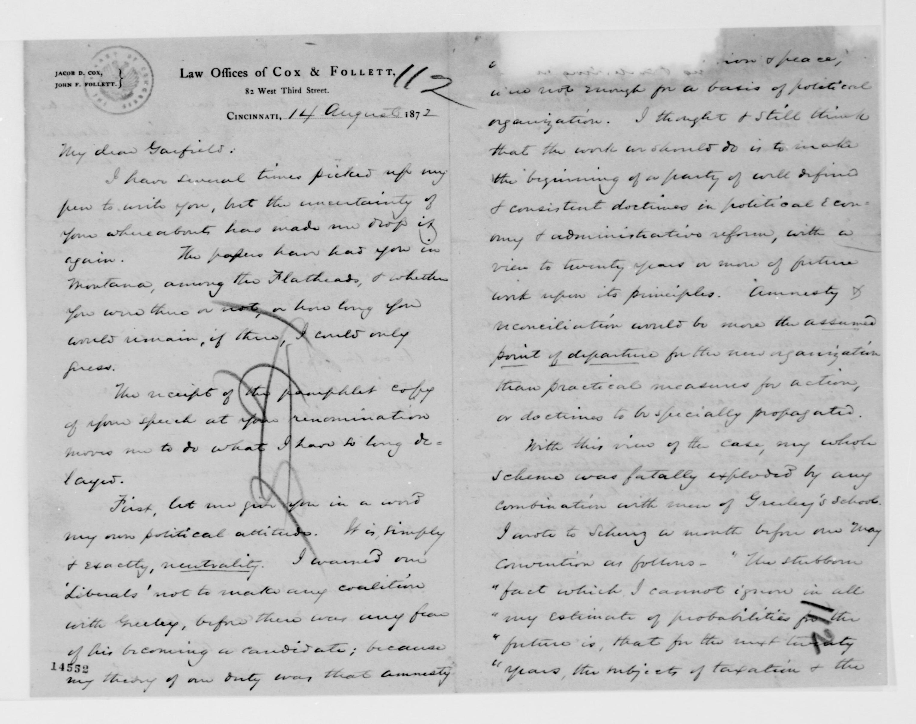 Scanned image of the current content page