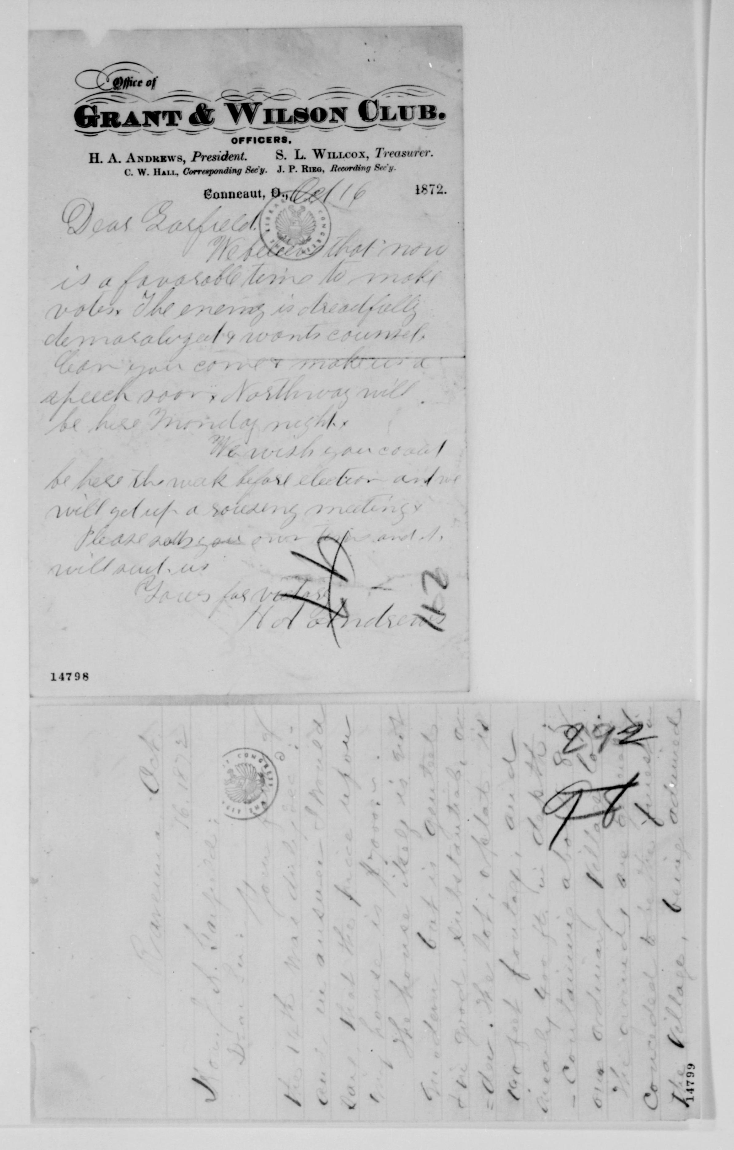 Scanned image of the current content page