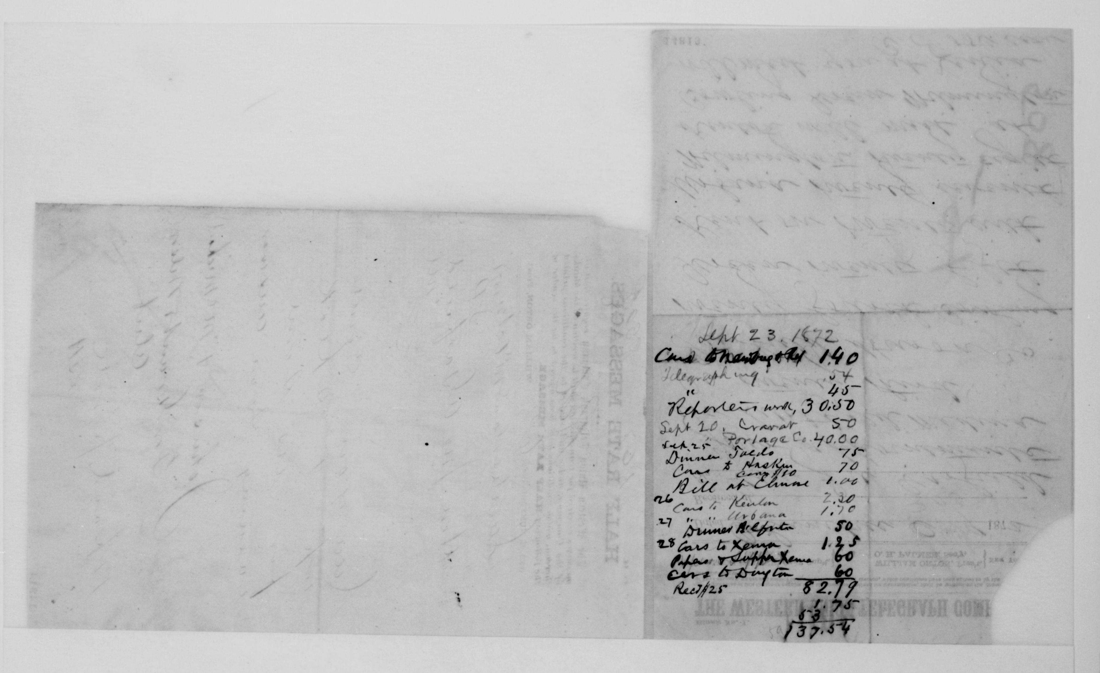 Scanned image of the current content page