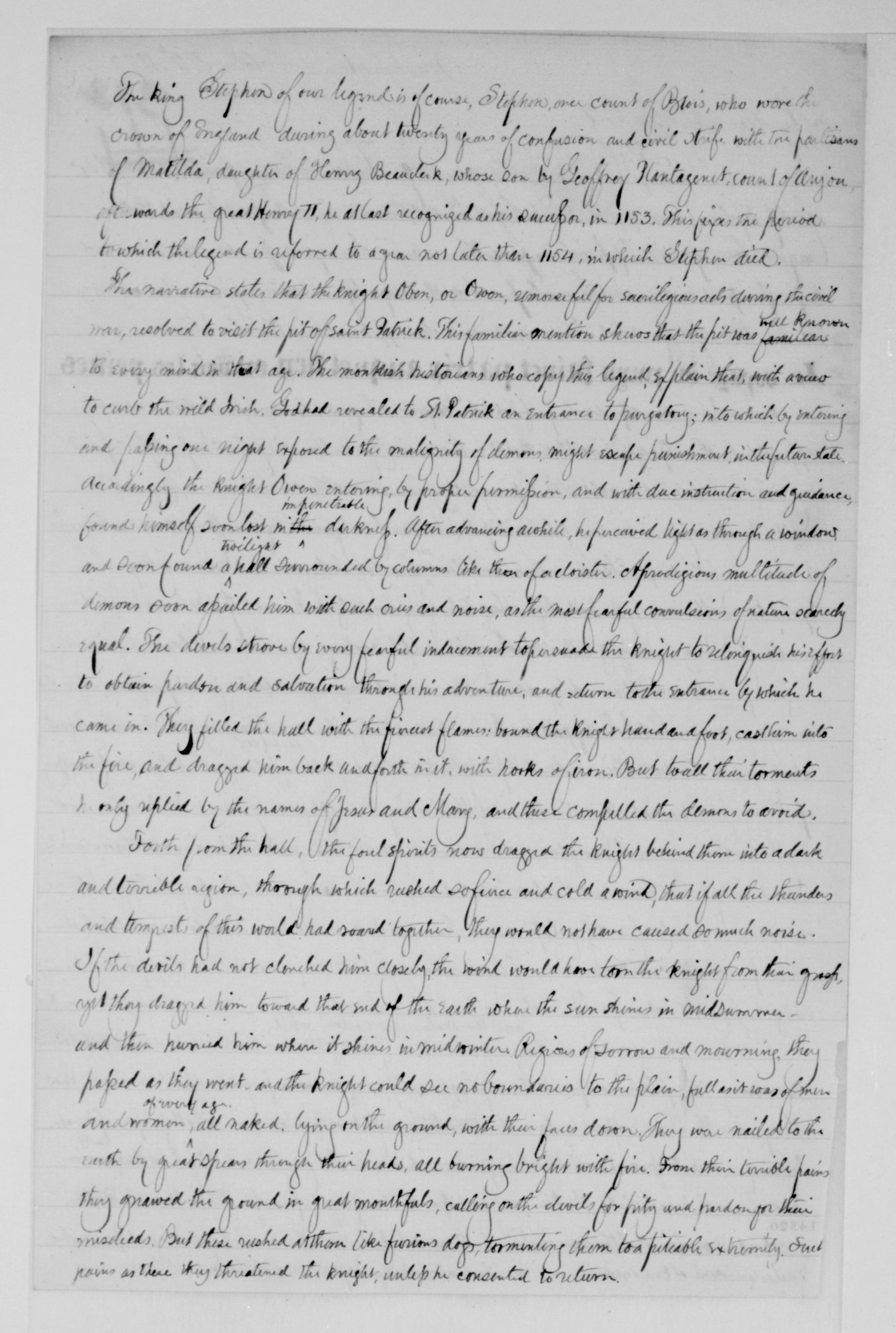 Scanned image of the current content page