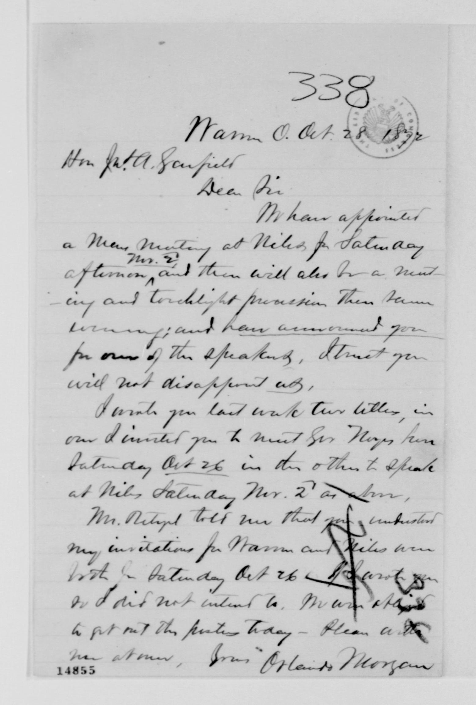 Scanned image of the current content page