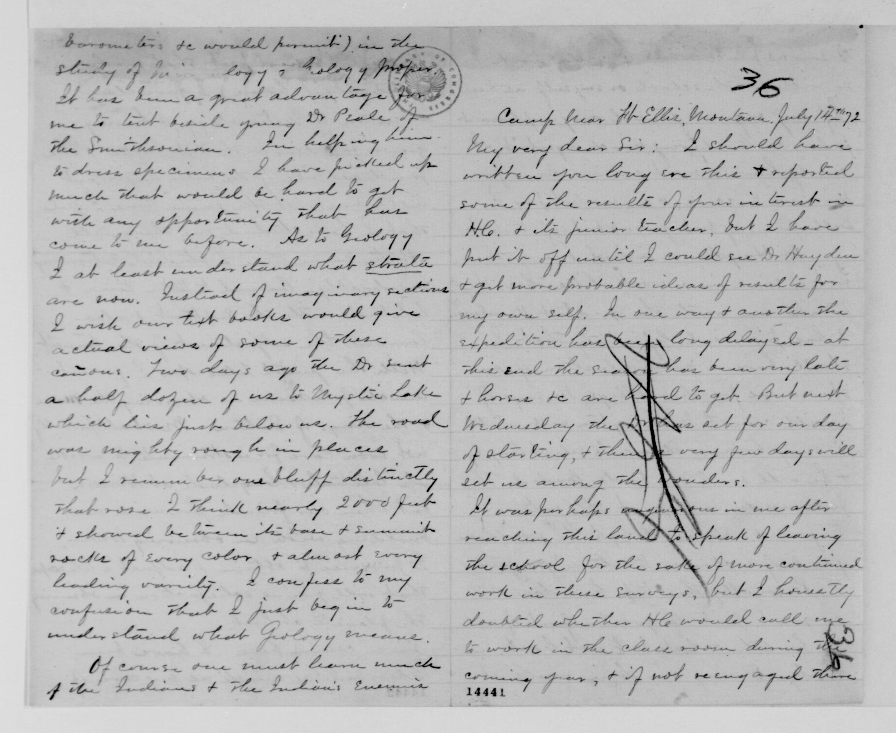 Scanned image of the current content page