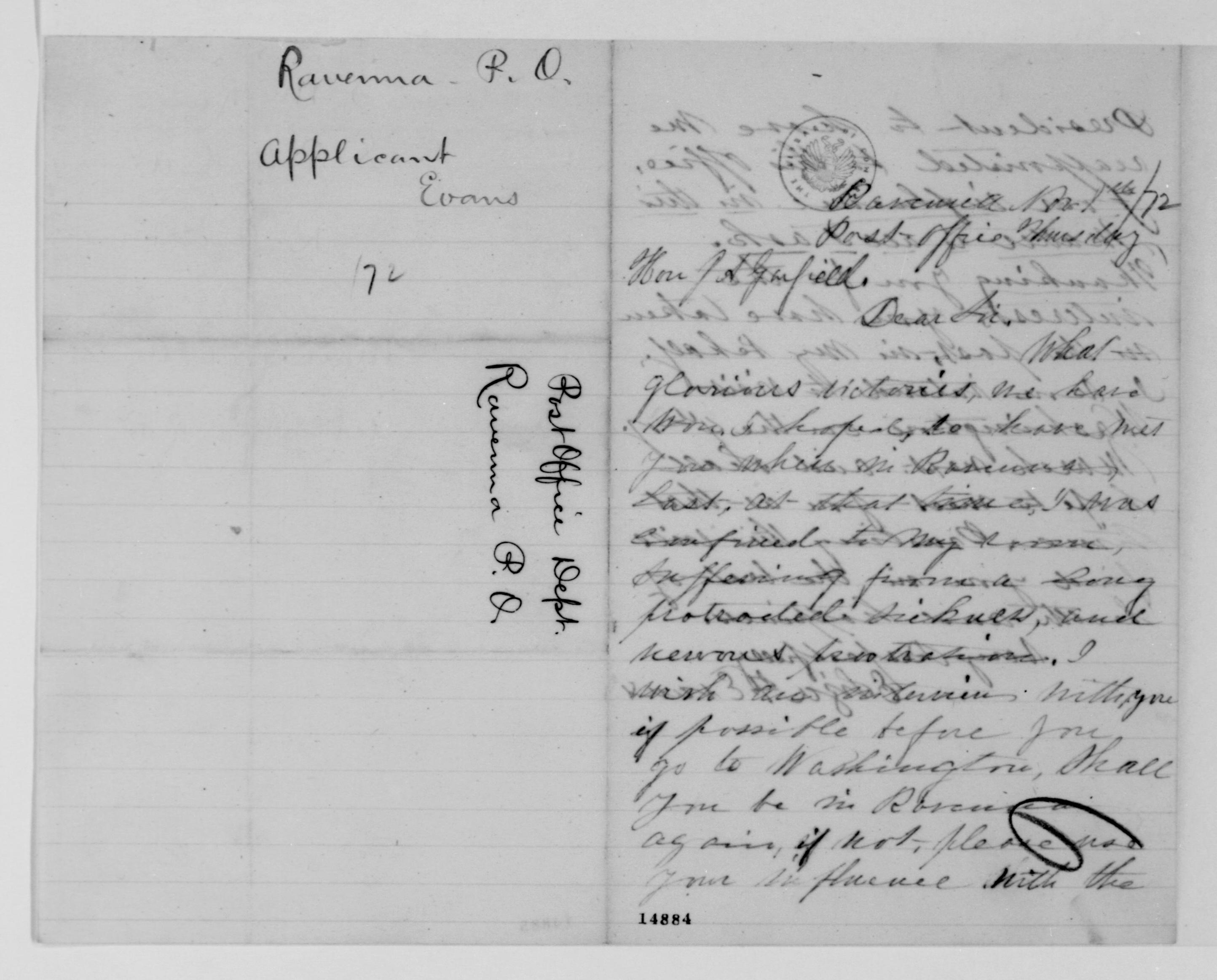 Scanned image of the current content page