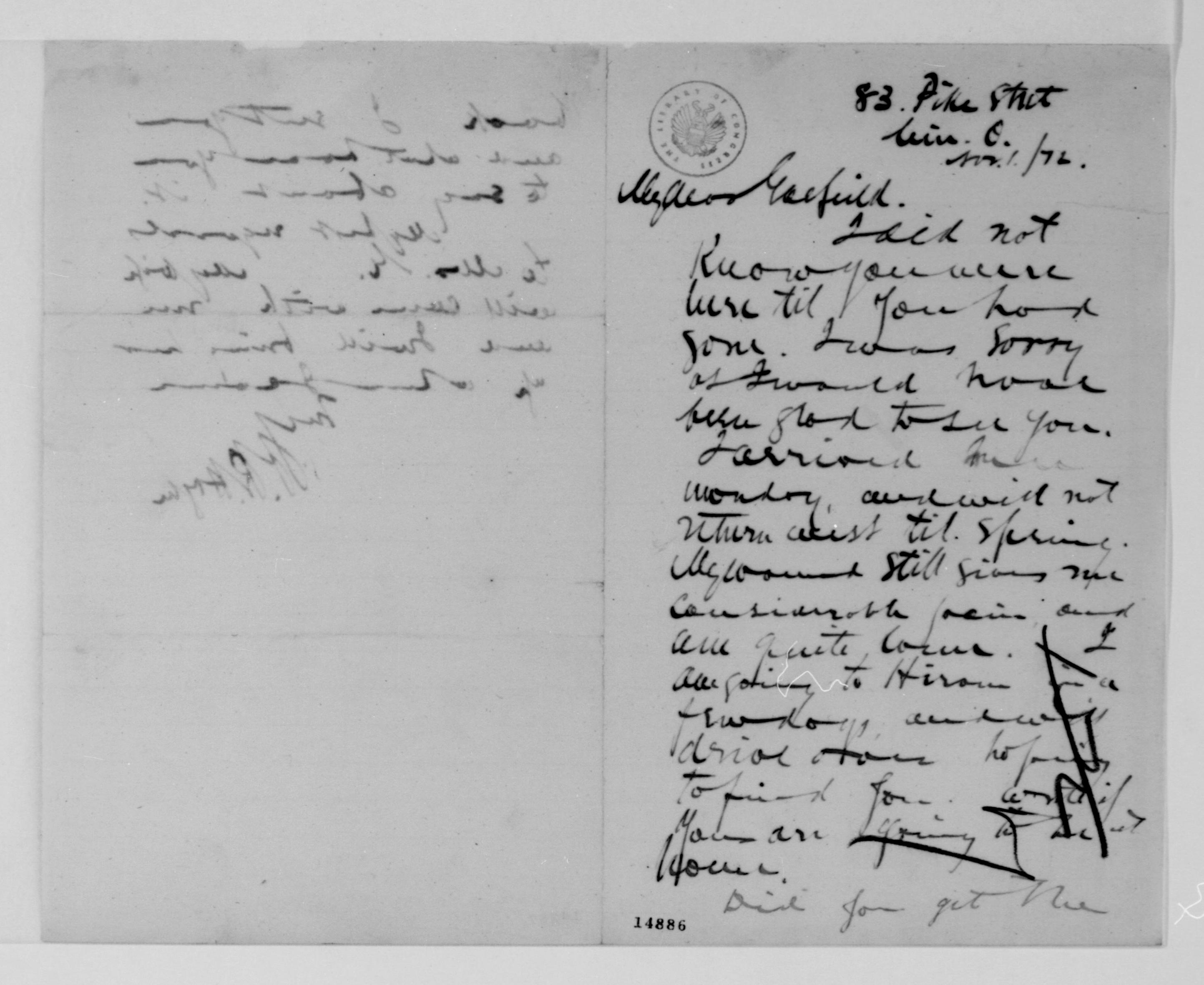 Scanned image of the current content page