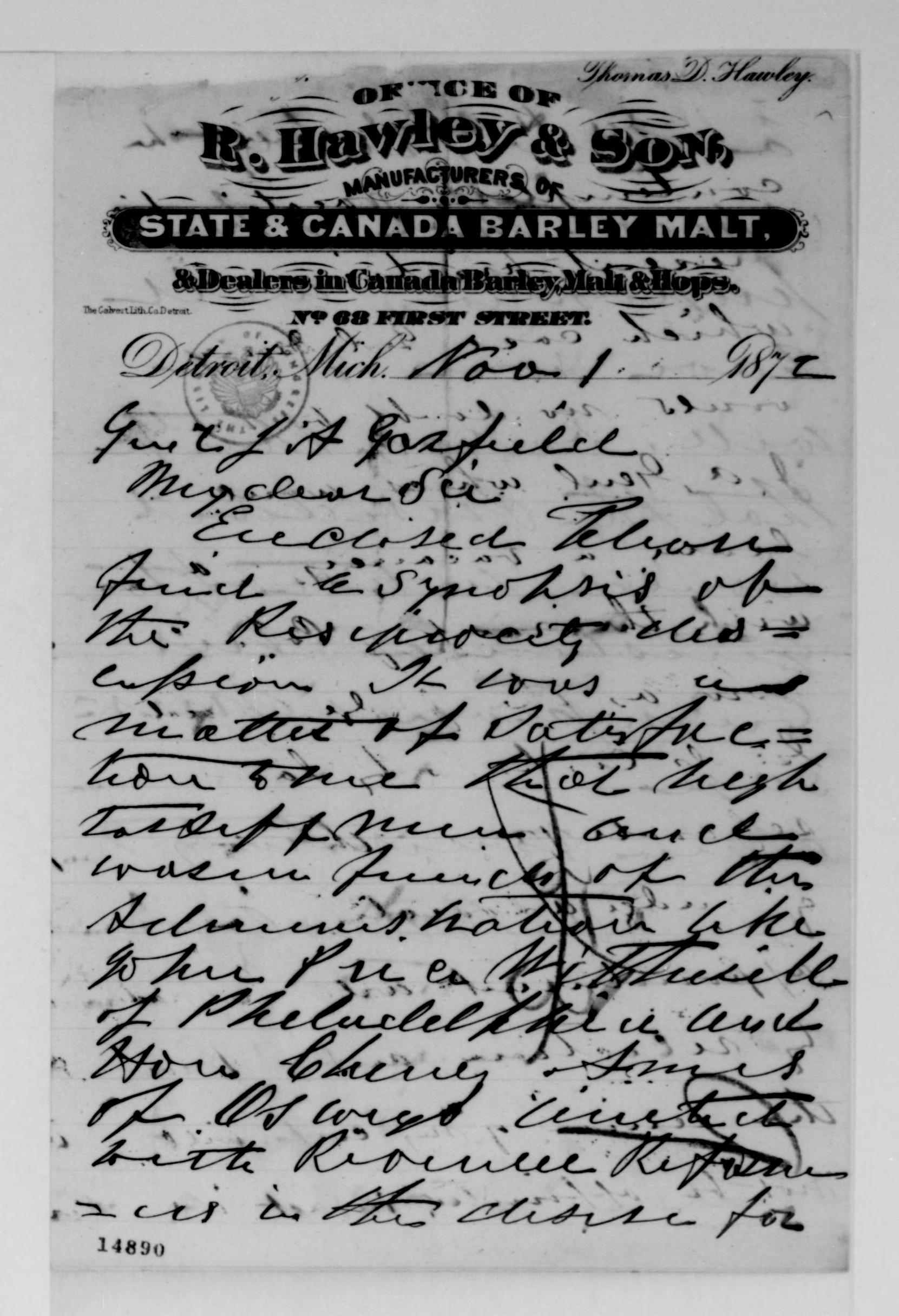 Scanned image of the current content page