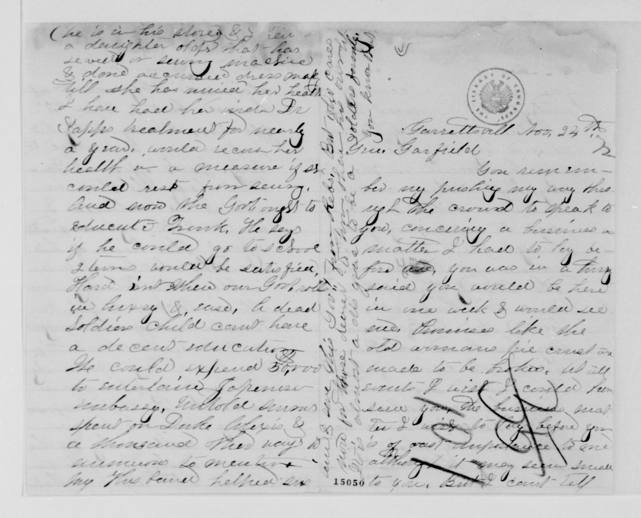 Scanned image of the current content page