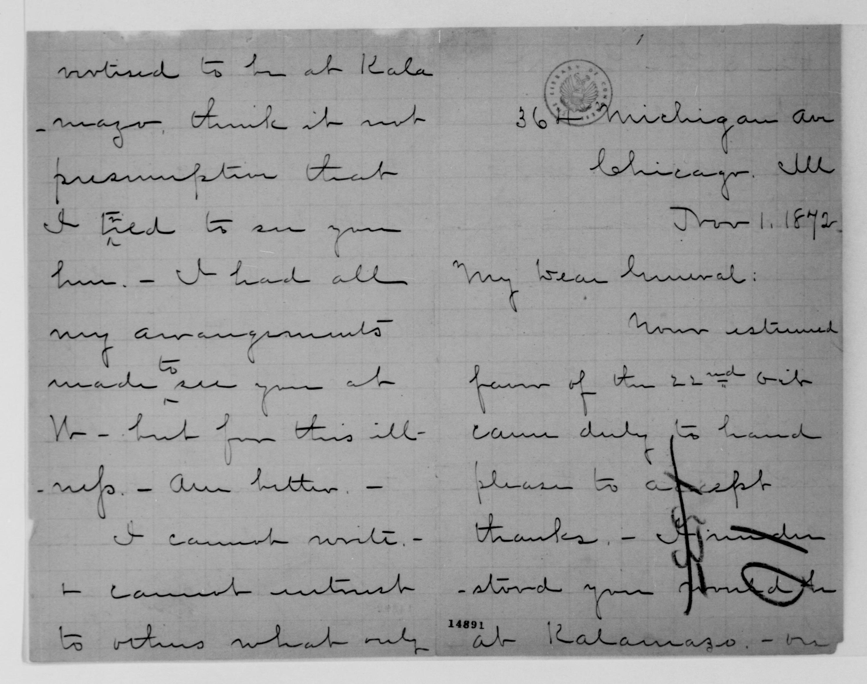 Scanned image of the current content page